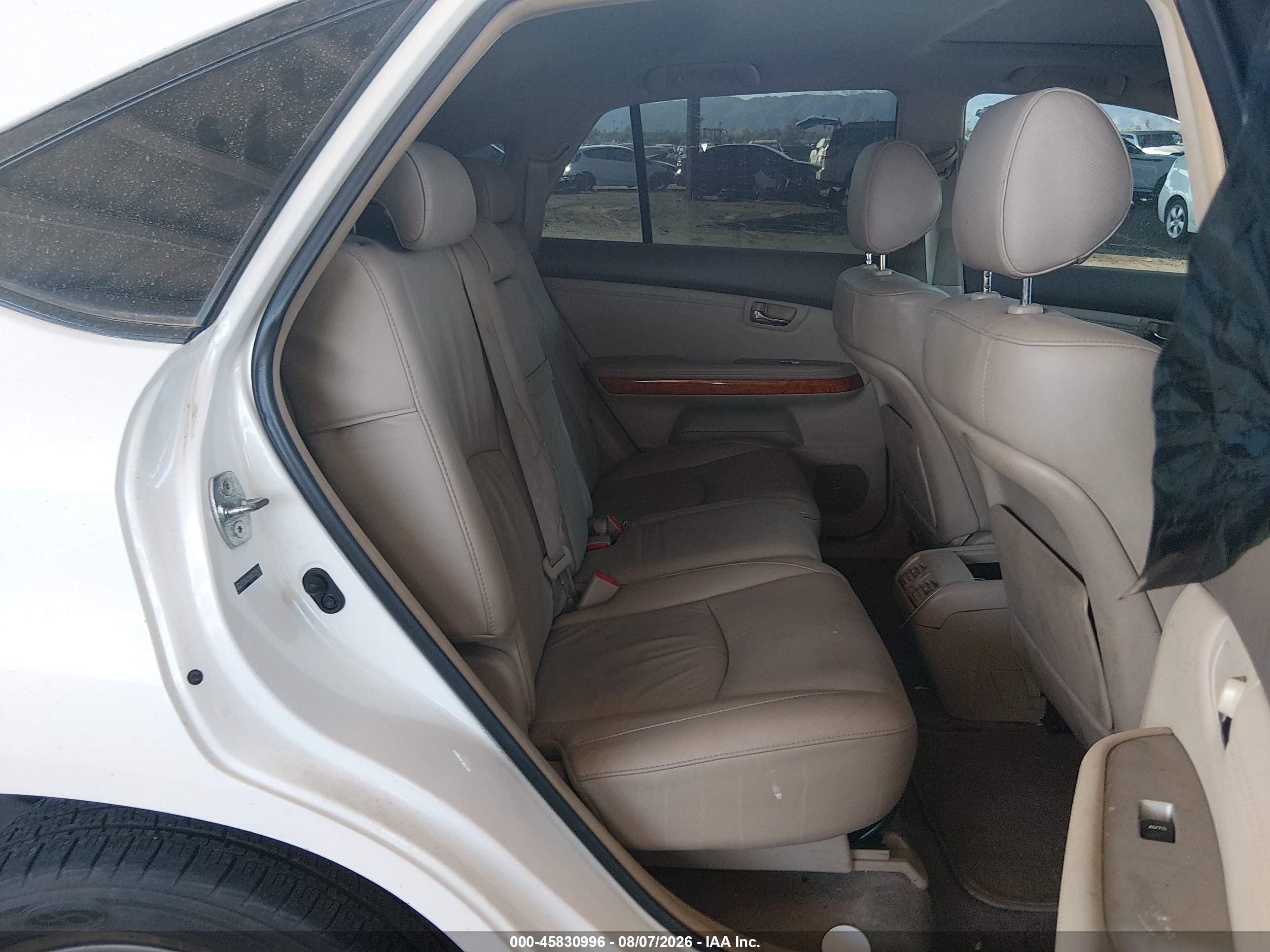 2008 Lexus Rx 350   White vin: 2T2GK31U88C028413
