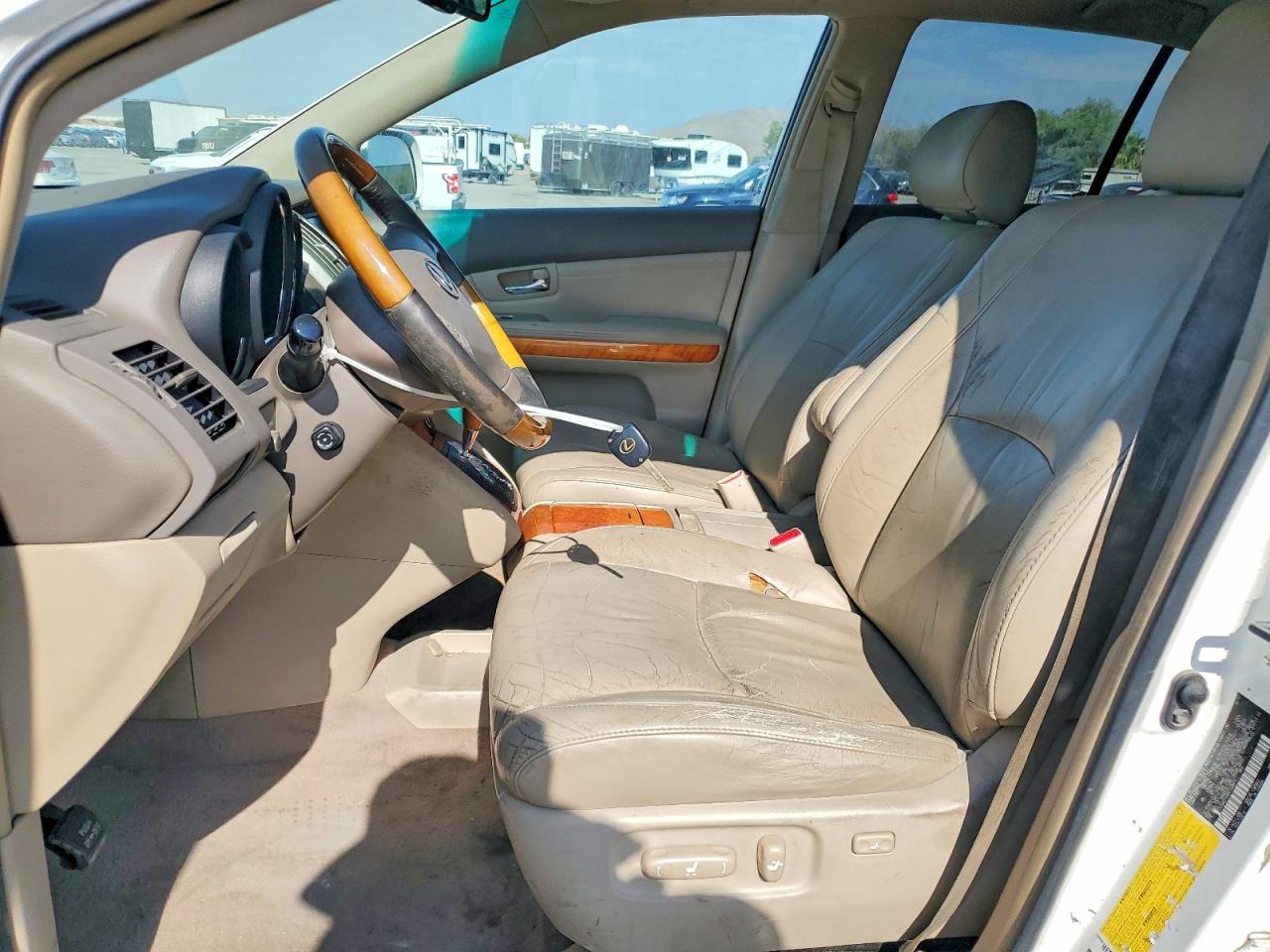 2008 Lexus Rx 350 White vin: 2T2GK31U88C028671