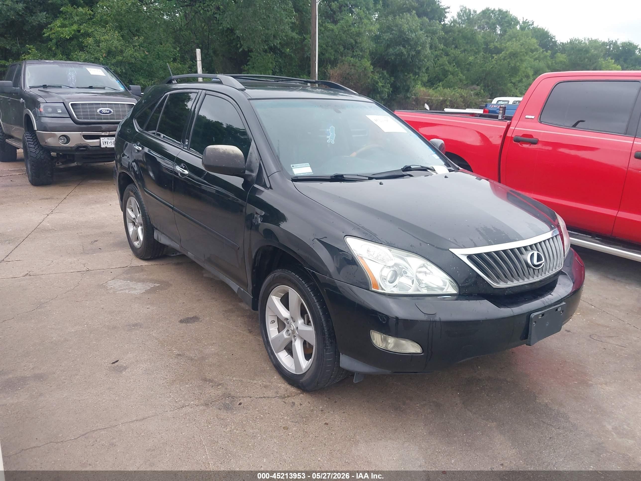 2008 Lexus Rx 350   Black vin: 2T2GK31U88C030744
