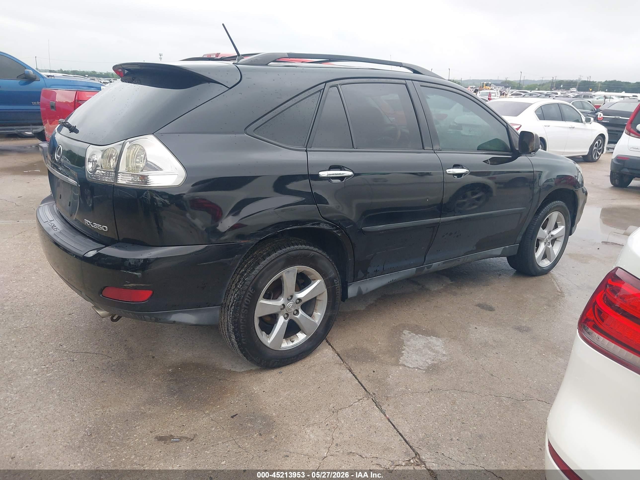 2008 Lexus Rx 350   Black vin: 2T2GK31U88C030744