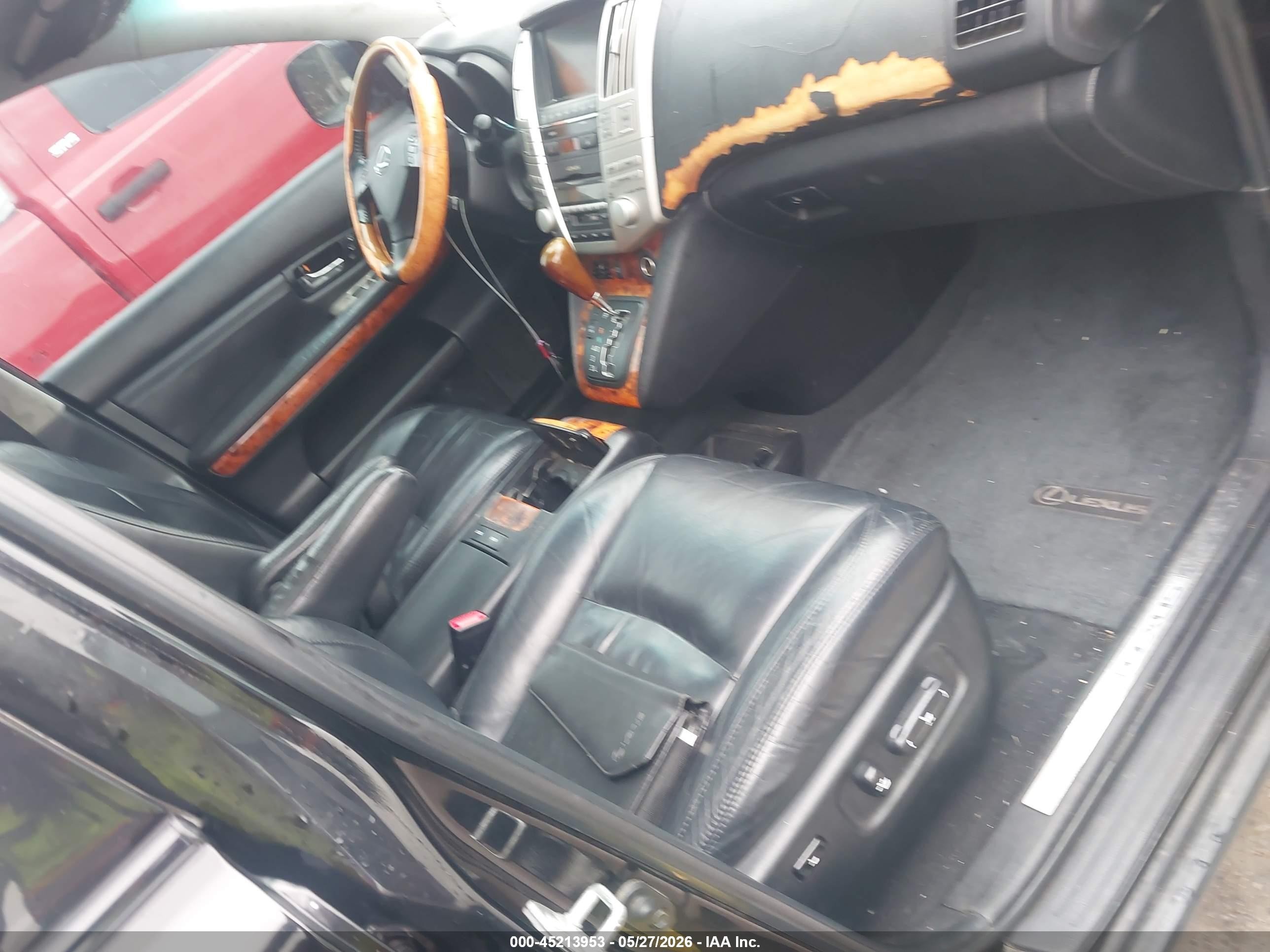 2008 Lexus Rx 350   Black vin: 2T2GK31U88C030744