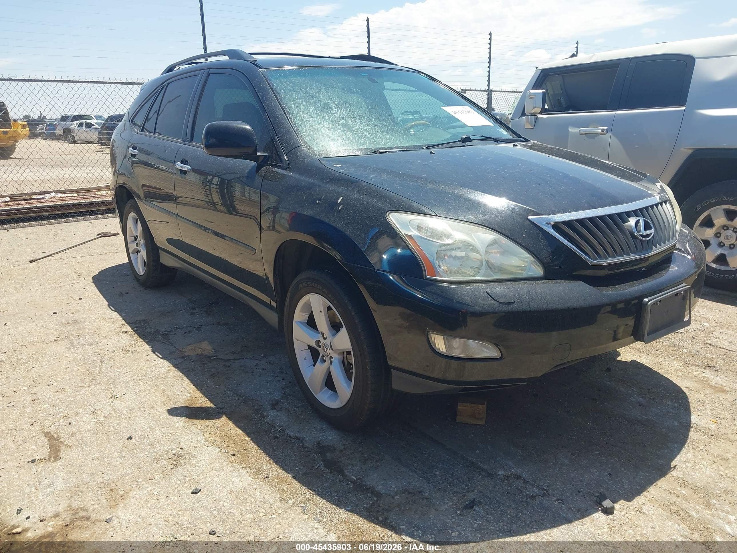 2008 Lexus Rx 350   Черный vin: 2T2GK31U88C038407