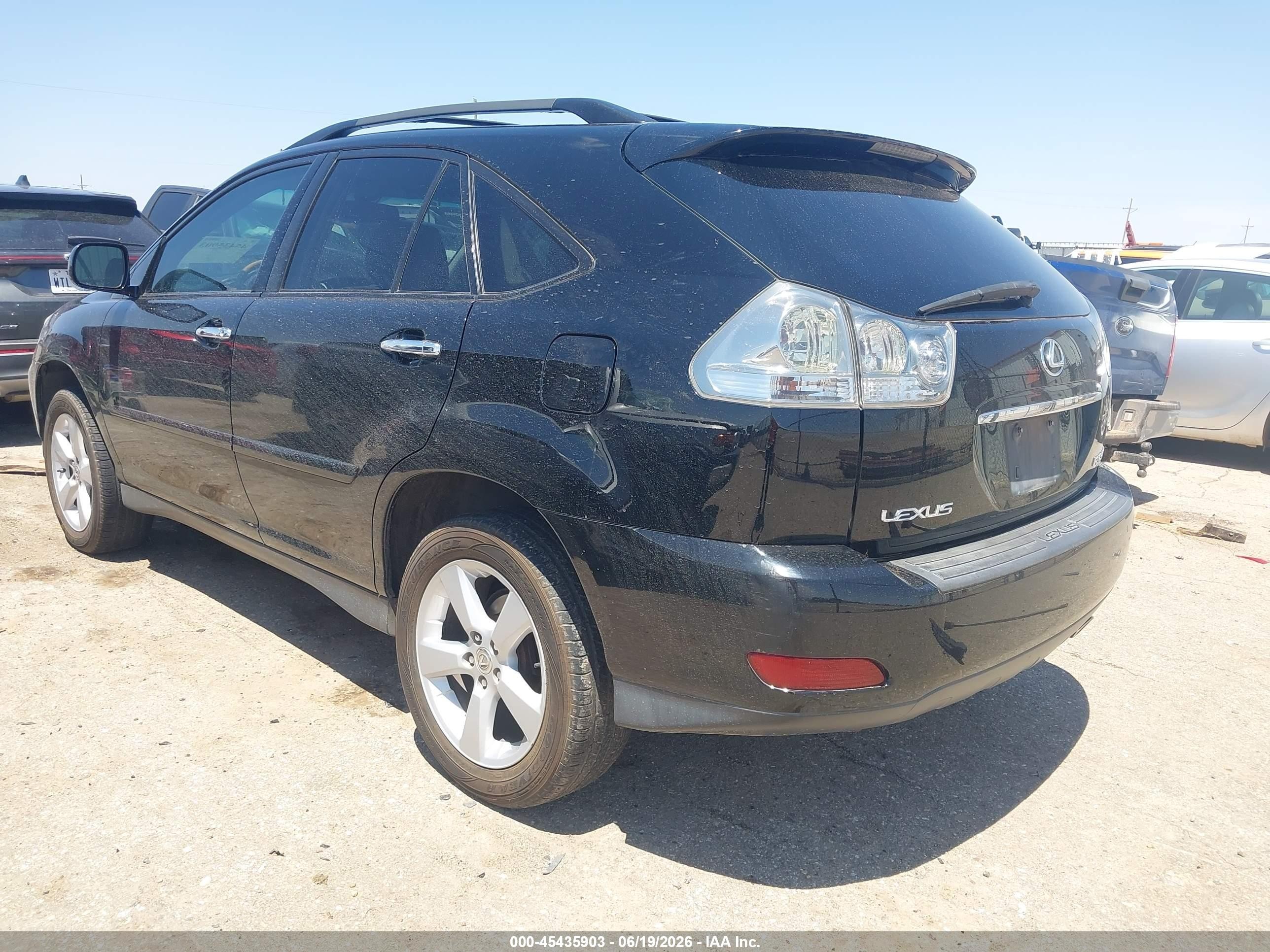 2008 Lexus Rx 350   Черный vin: 2T2GK31U88C038407