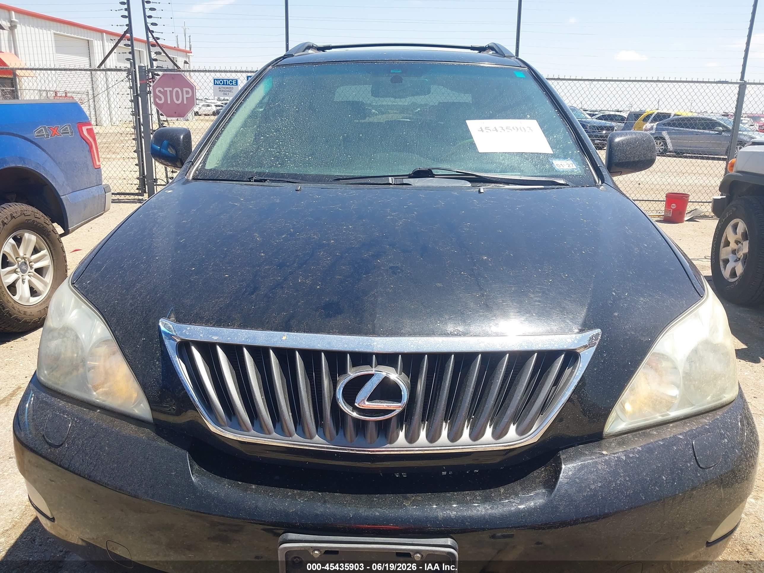 2008 Lexus Rx 350   Черный vin: 2T2GK31U88C038407