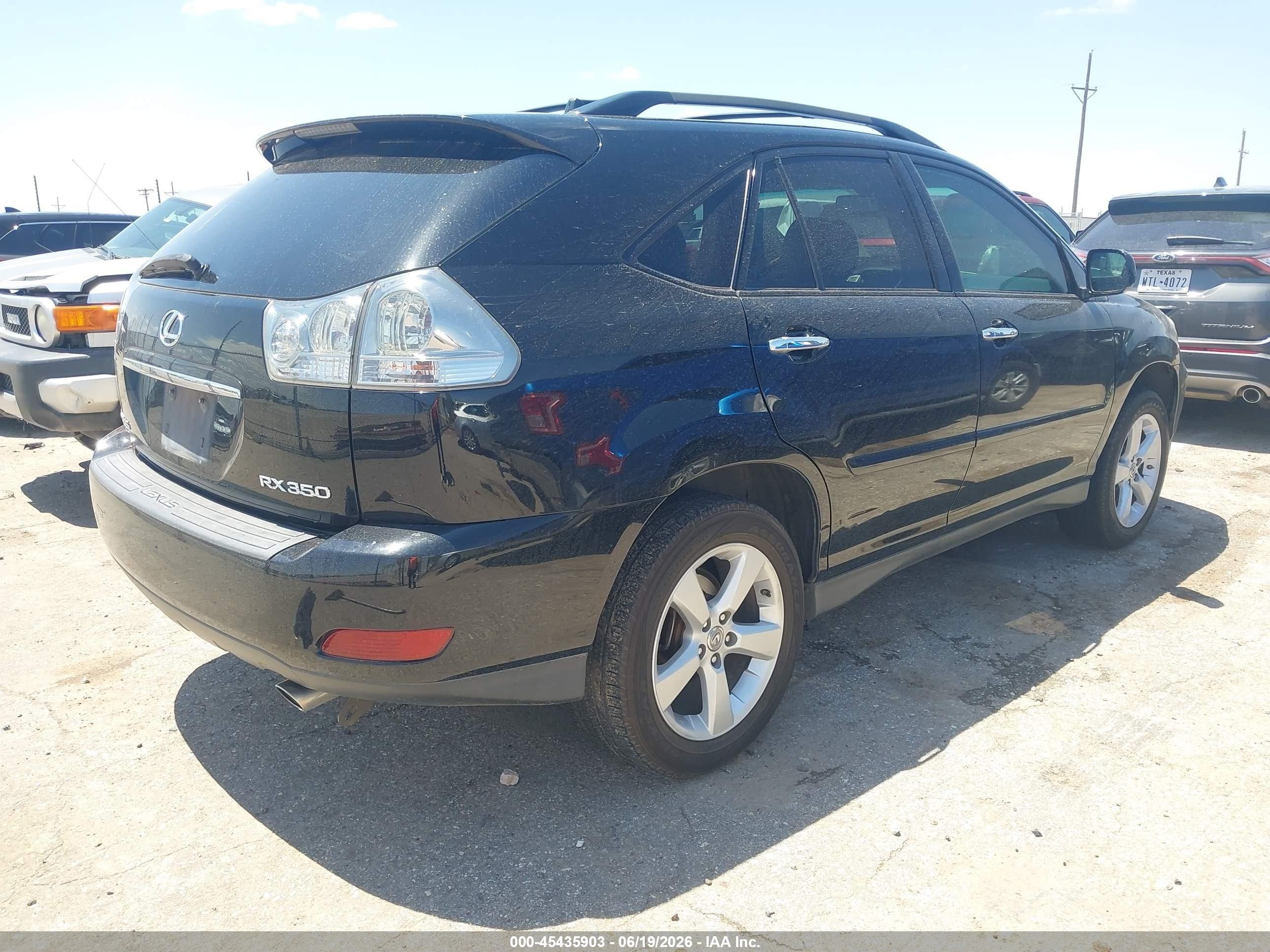 2008 Lexus Rx 350   Черный vin: 2T2GK31U88C038407