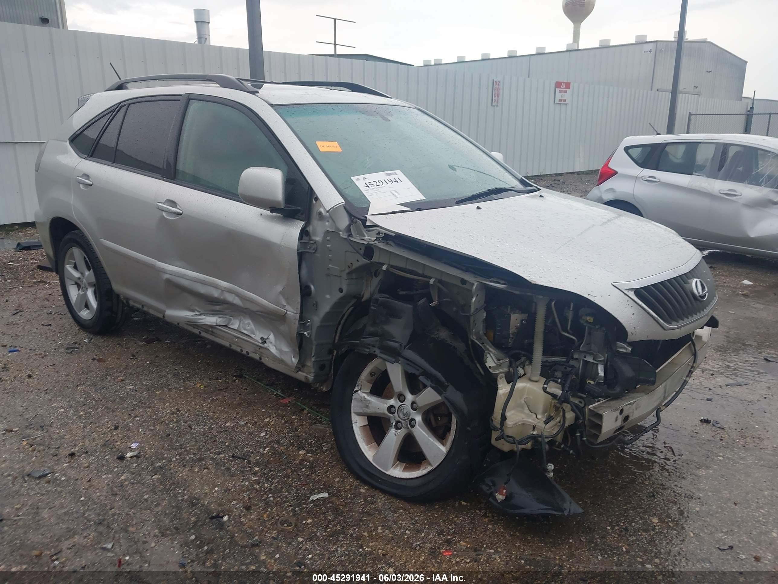 2008 Lexus Rx 350   Silver vin: 2T2GK31U88C039170