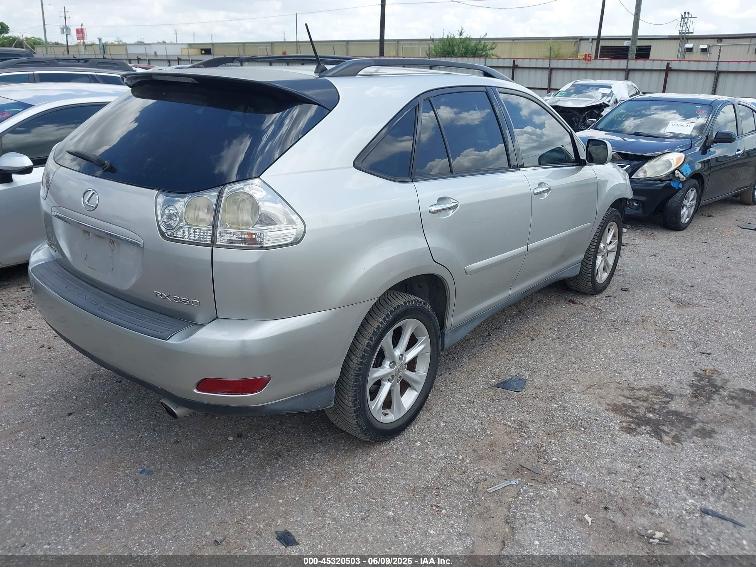 2008 Lexus Rx 350 Silver vin: 2T2GK31U88C051397
