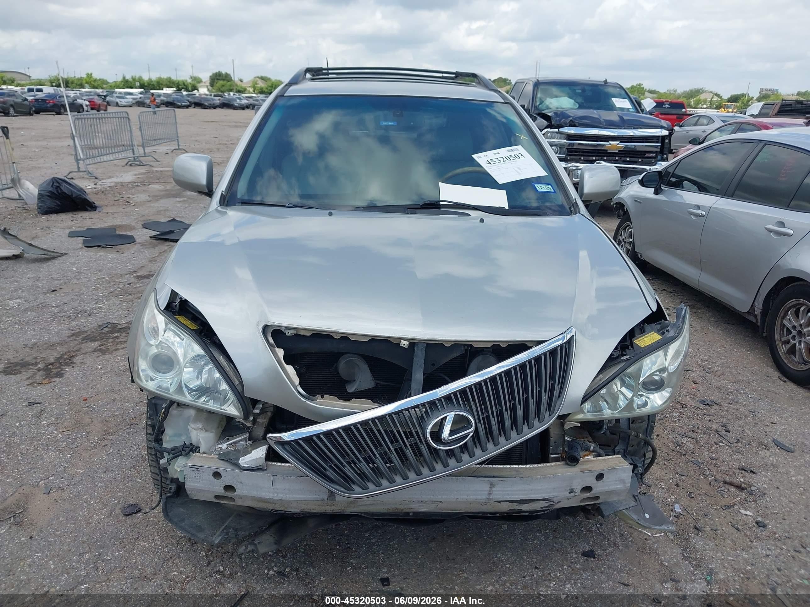 2008 Lexus Rx 350 Silver vin: 2T2GK31U88C051397
