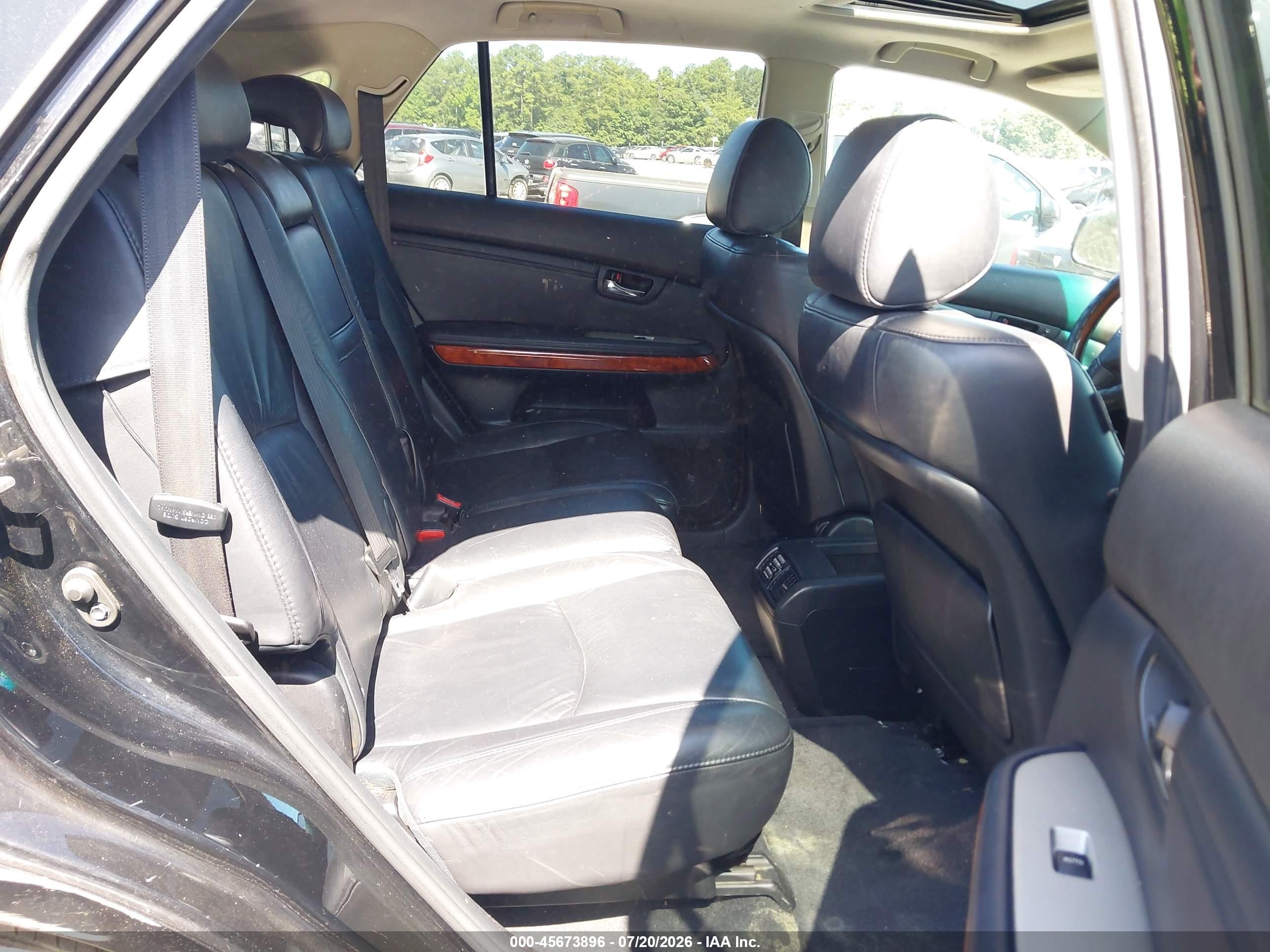 2008 Lexus Rx 350   Black vin: 2T2GK31U88C052632