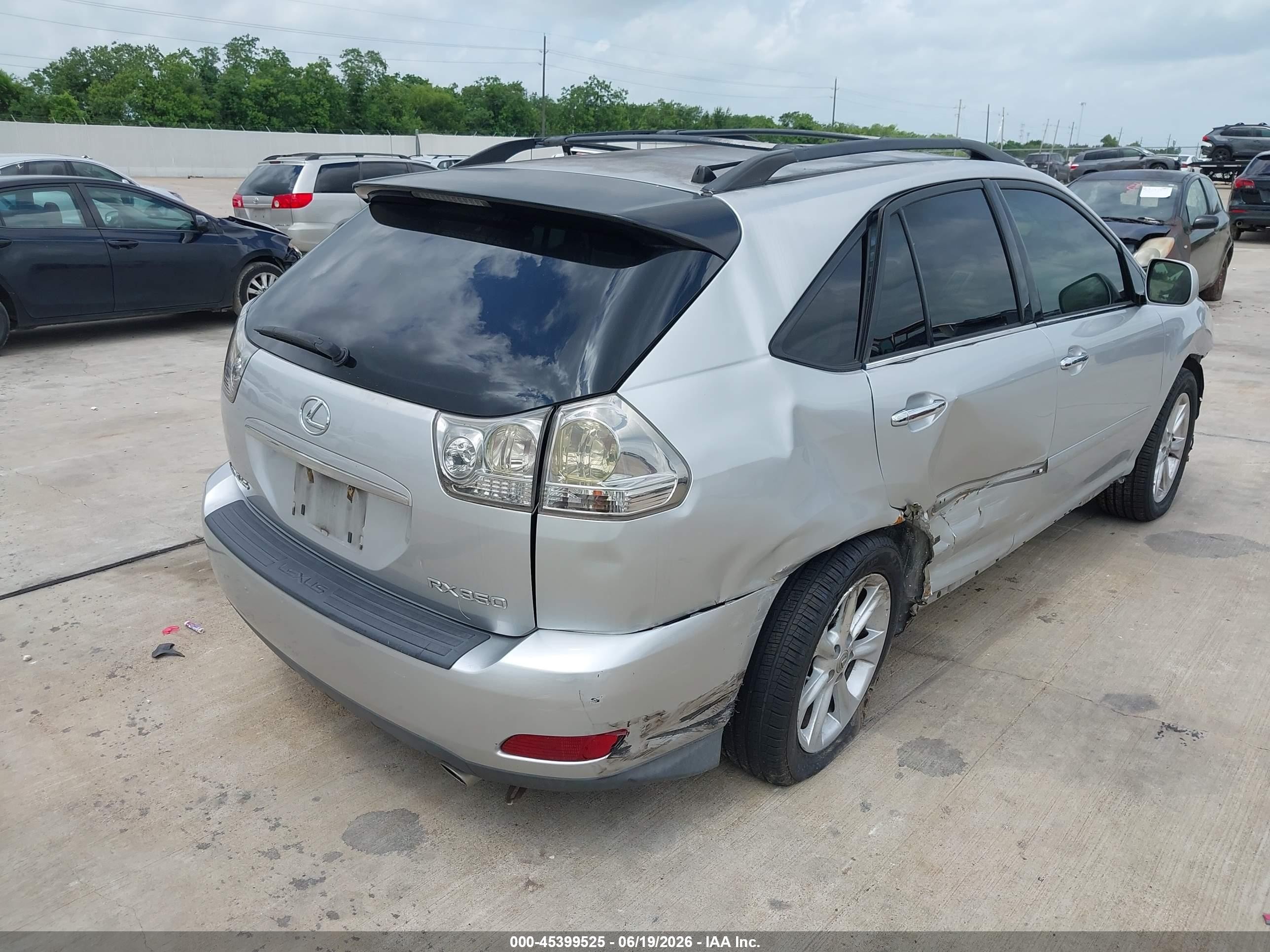 2009 Lexus Rx 350   Silver vin: 2T2GK31U89C057878