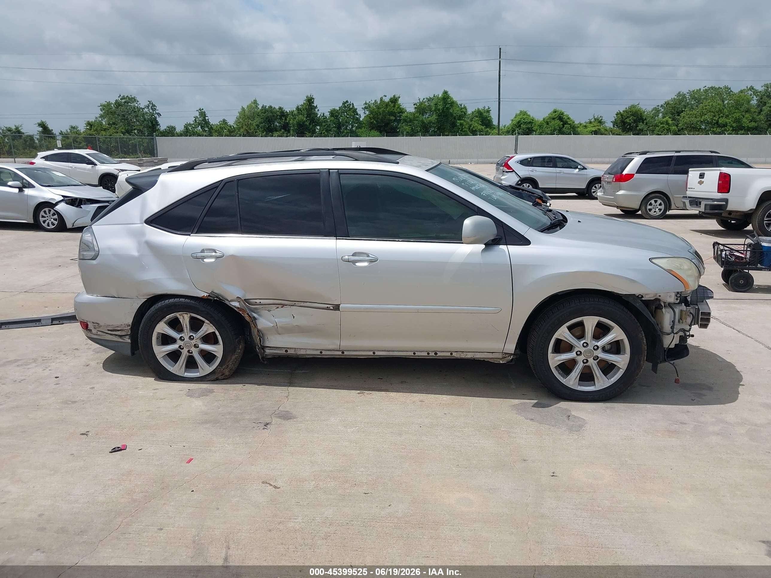 2009 Lexus Rx 350   Silver vin: 2T2GK31U89C057878