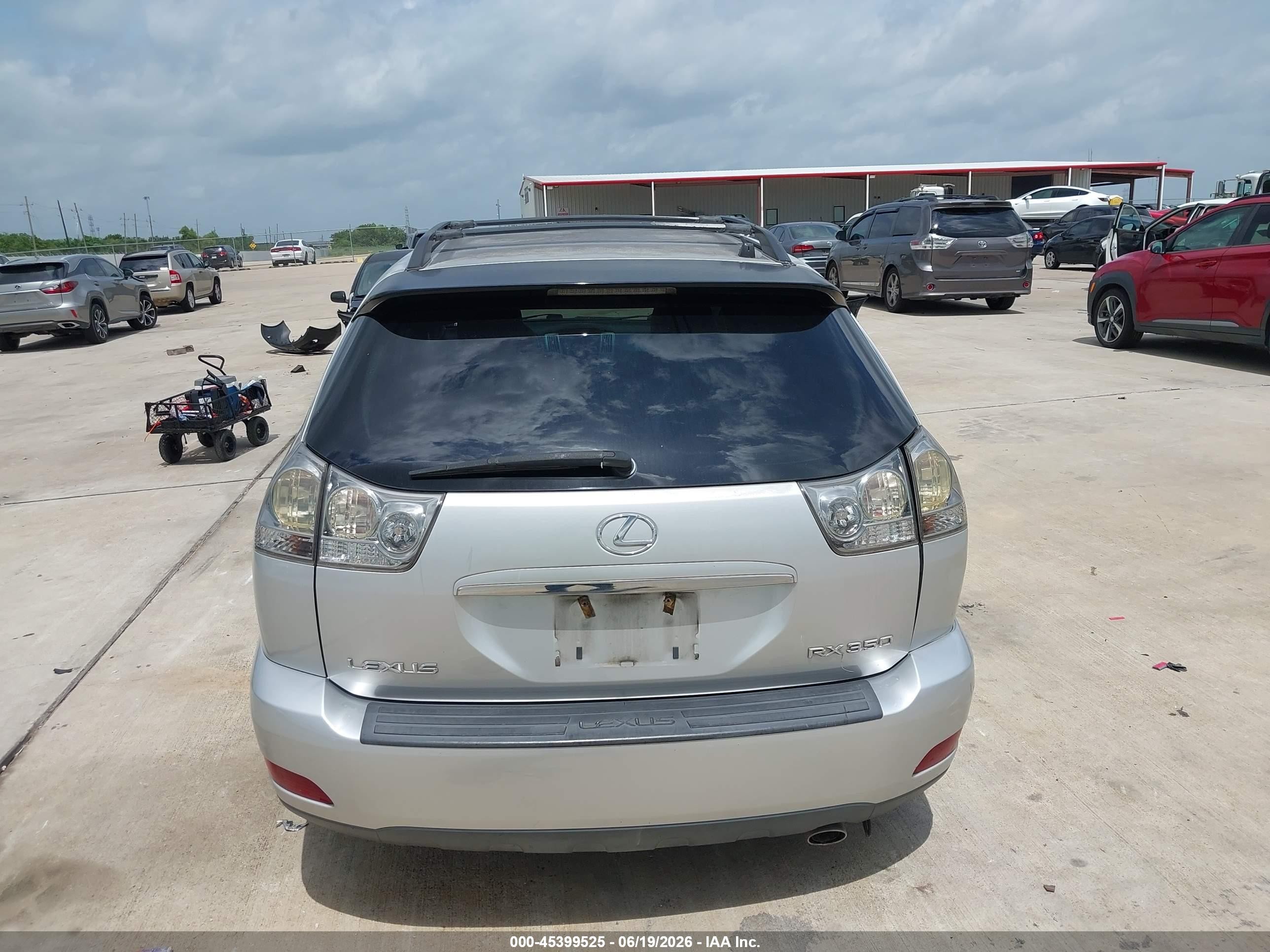 2009 Lexus Rx 350   Silver vin: 2T2GK31U89C057878