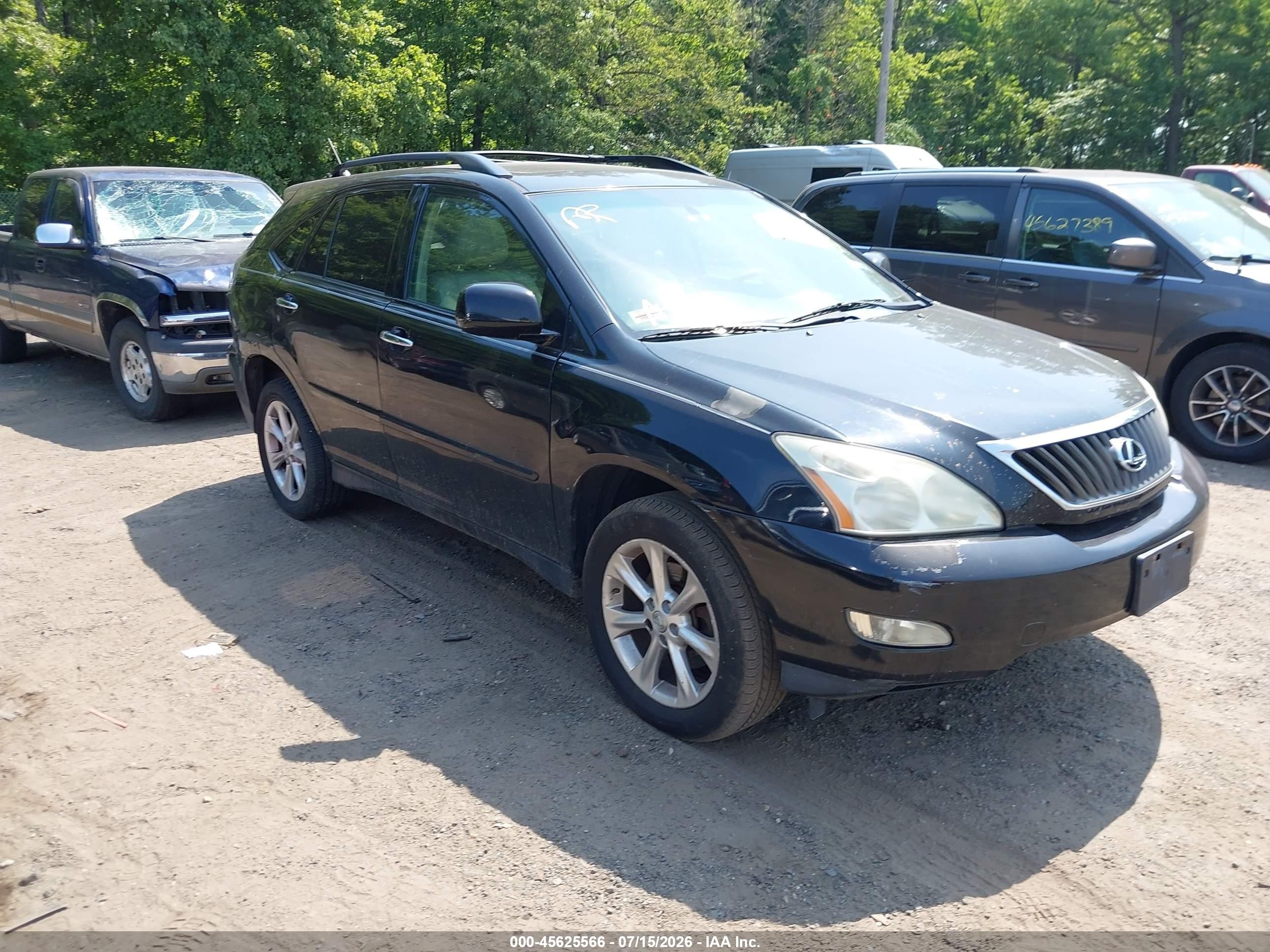 2009 Lexus Rx 350   Black vin: 2T2GK31U89C059274