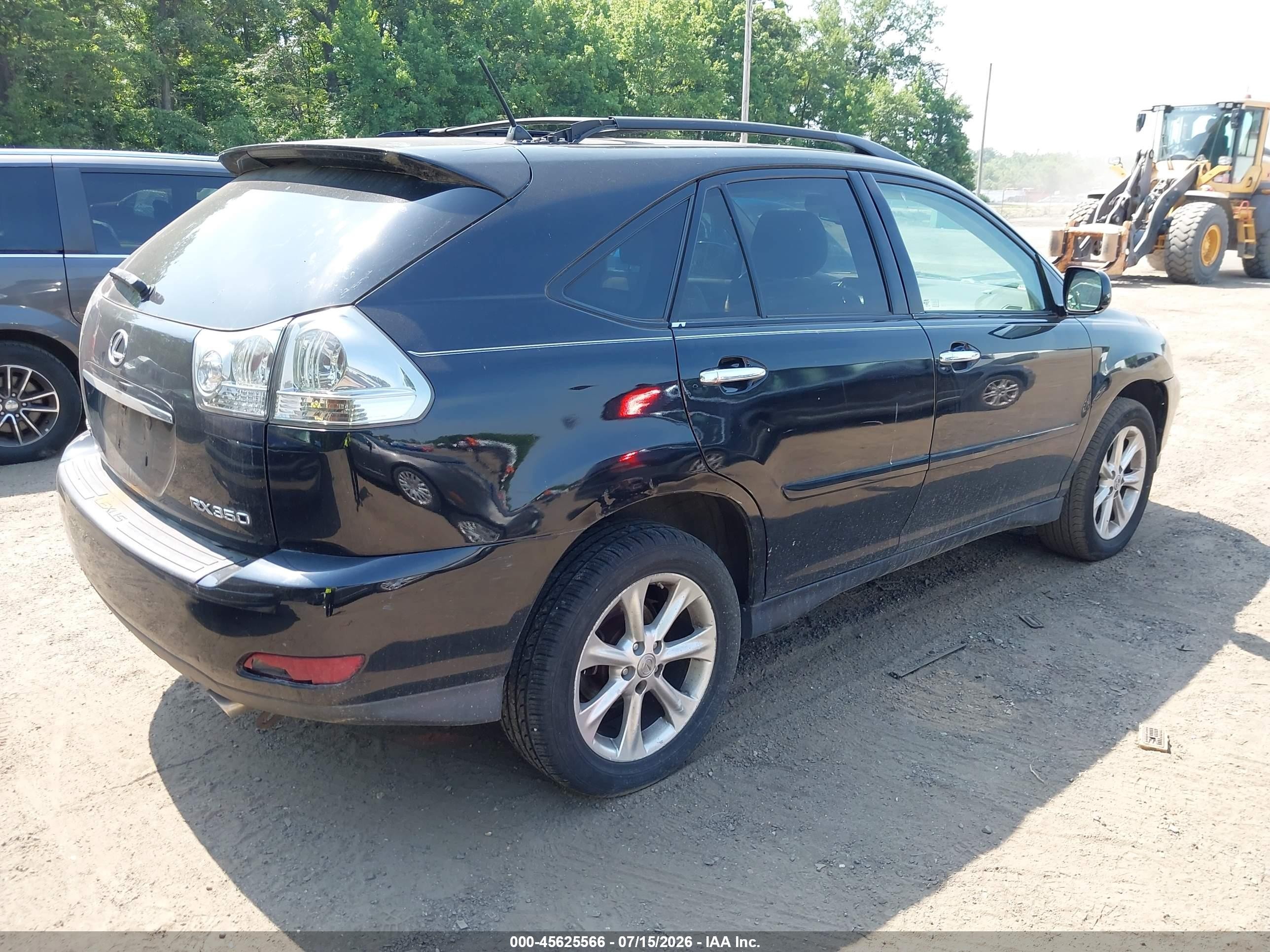 2009 Lexus Rx 350 Black vin: 2T2GK31U89C059274