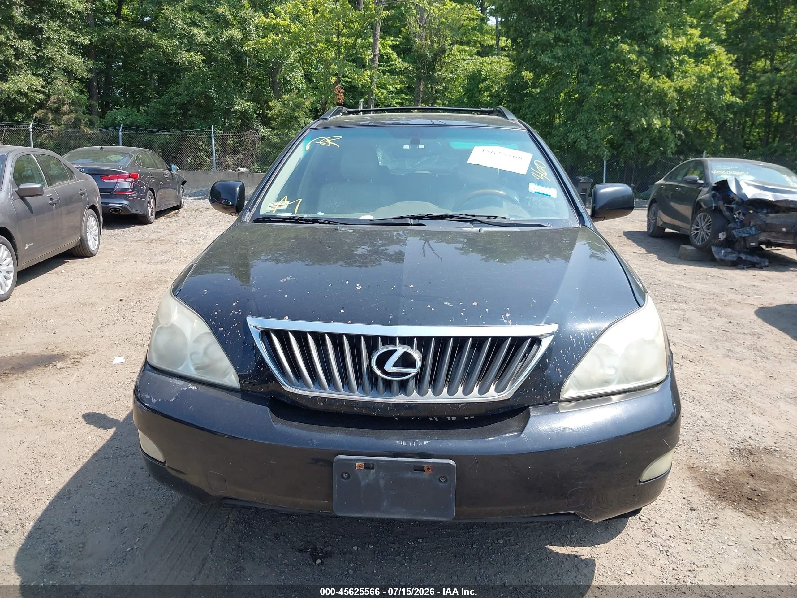 2009 Lexus Rx 350 Black vin: 2T2GK31U89C059274