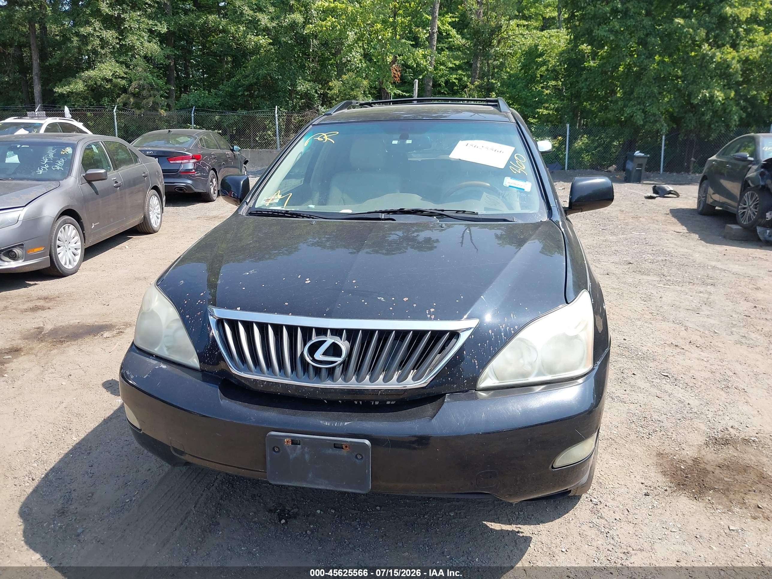 2009 Lexus Rx 350 Black vin: 2T2GK31U89C059274