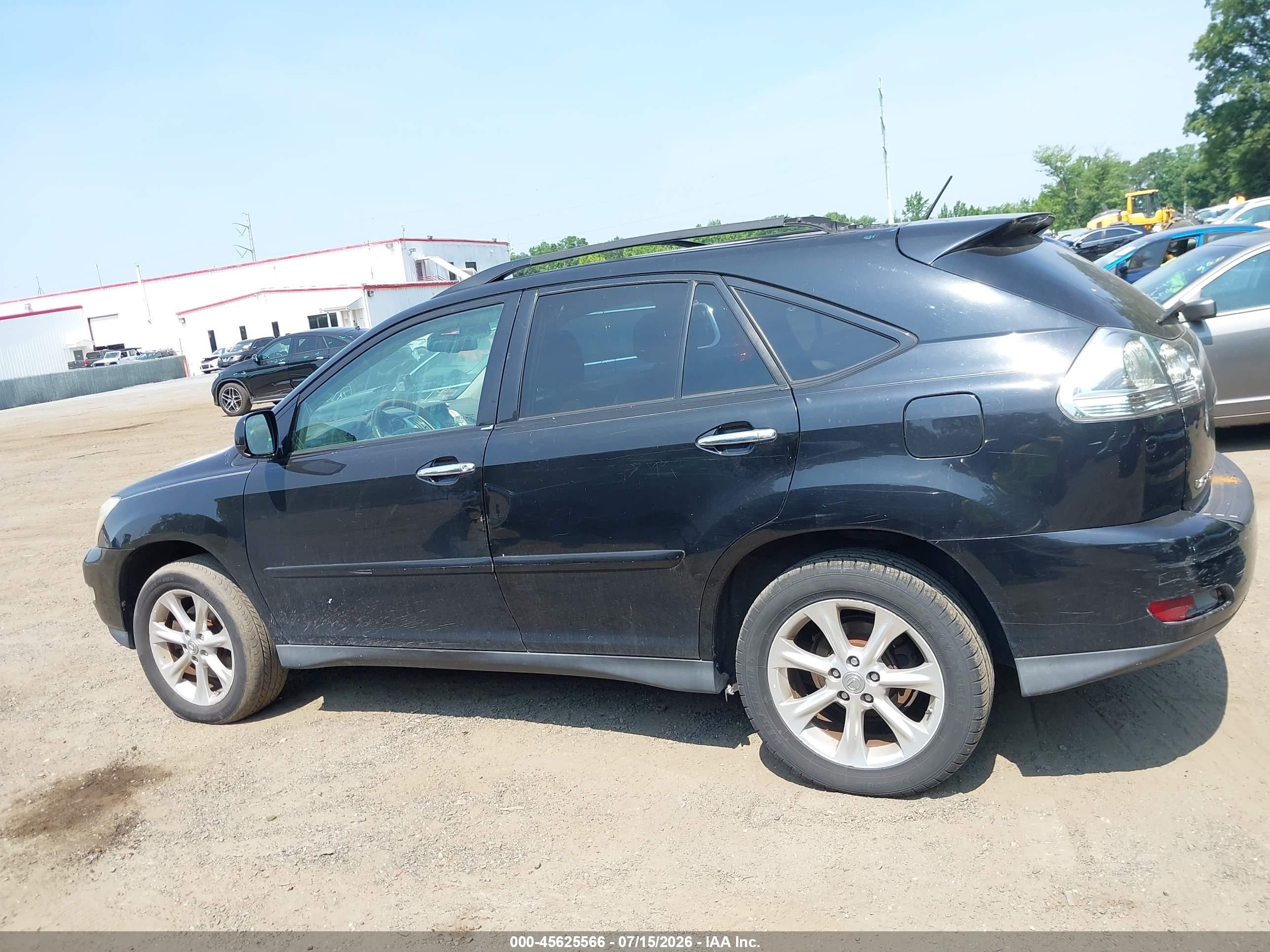 2009 Lexus Rx 350 Black vin: 2T2GK31U89C059274