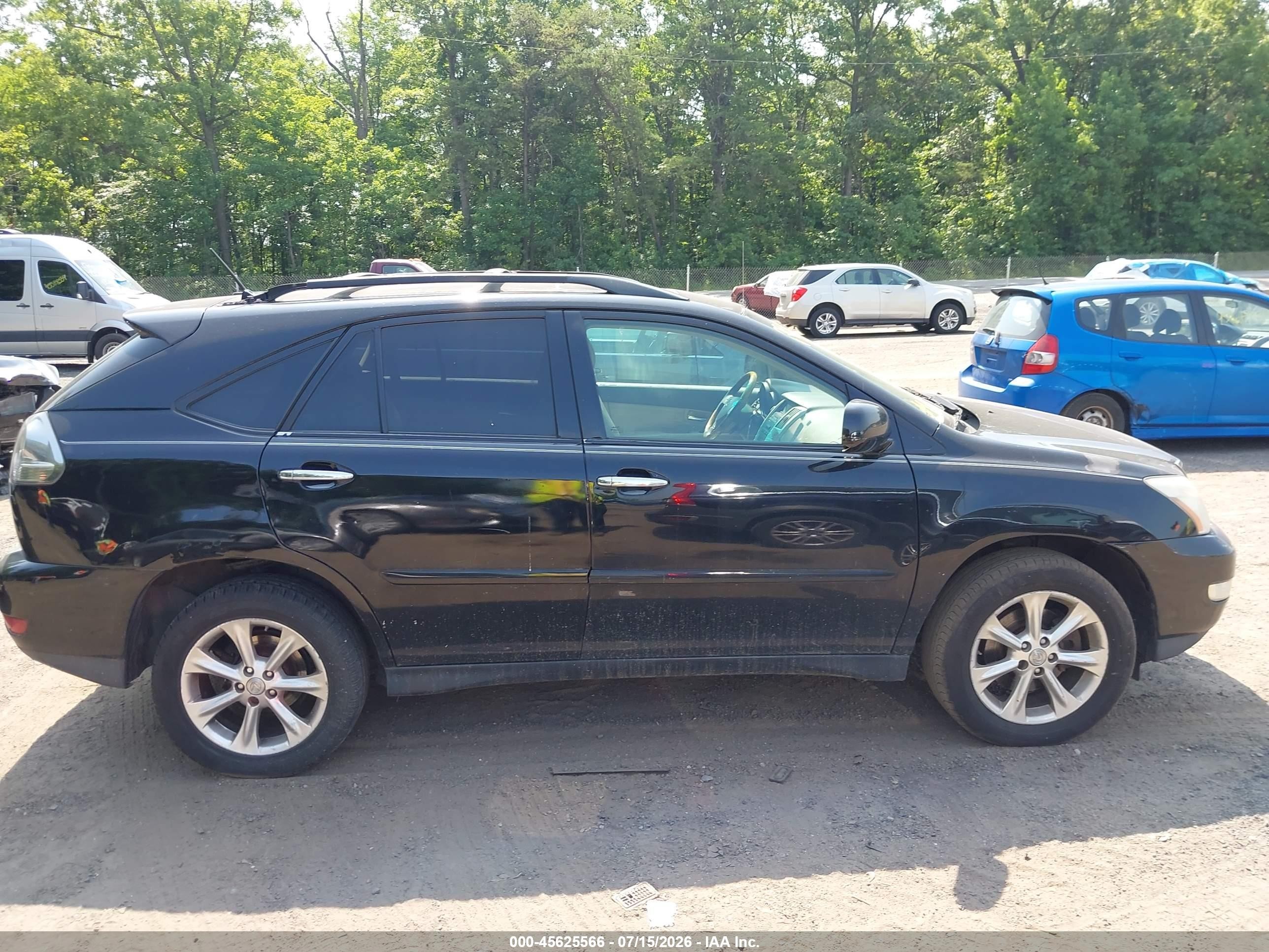 2009 Lexus Rx 350 Black vin: 2T2GK31U89C059274