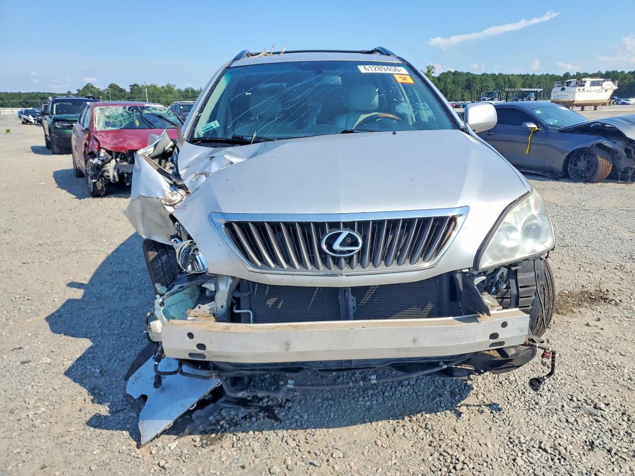 2009 Lexus Rx 350 Silver vin: 2T2GK31U89C061574