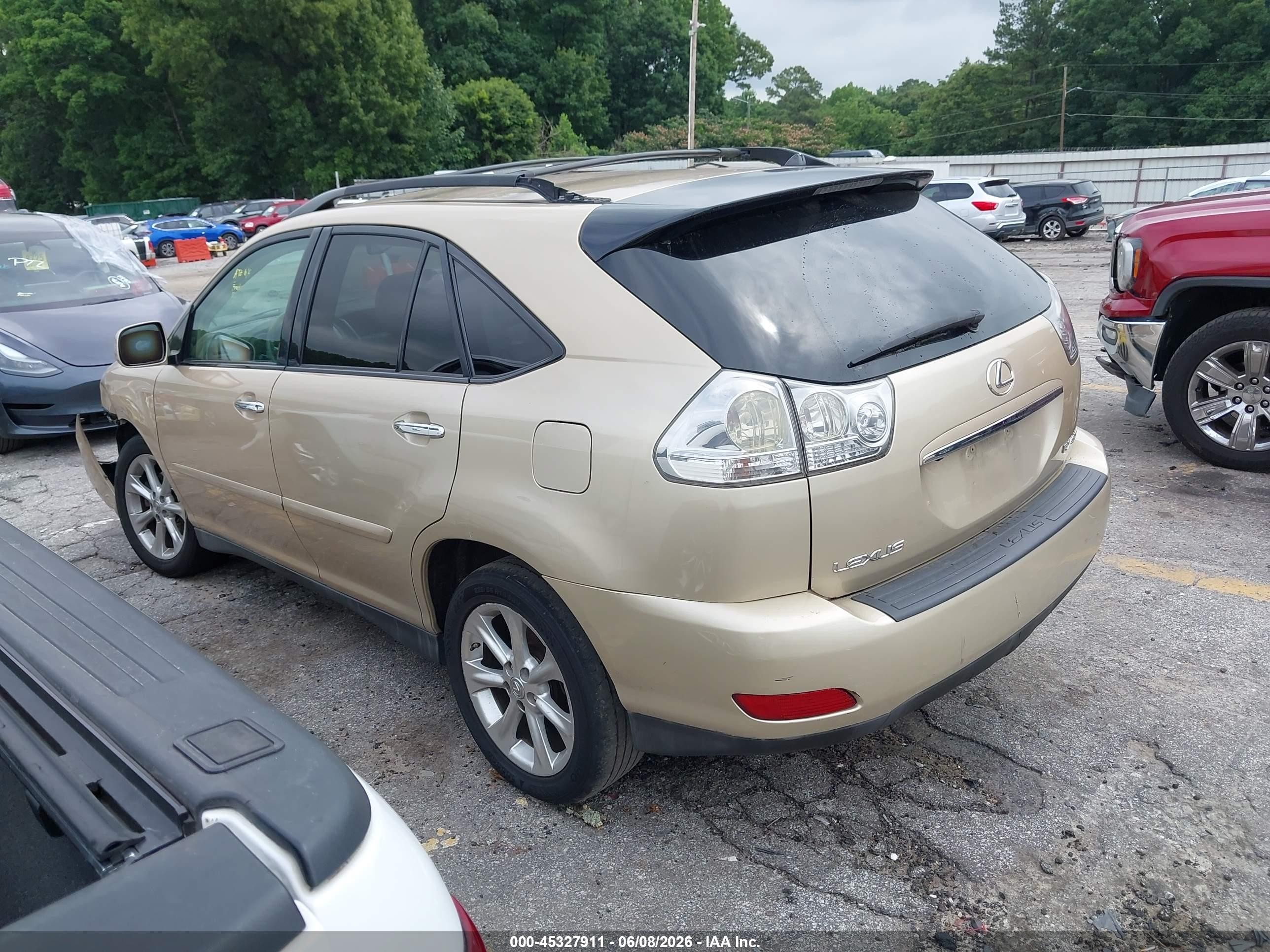 2009 Lexus Rx 350   Beige vin: 2T2GK31U89C062191