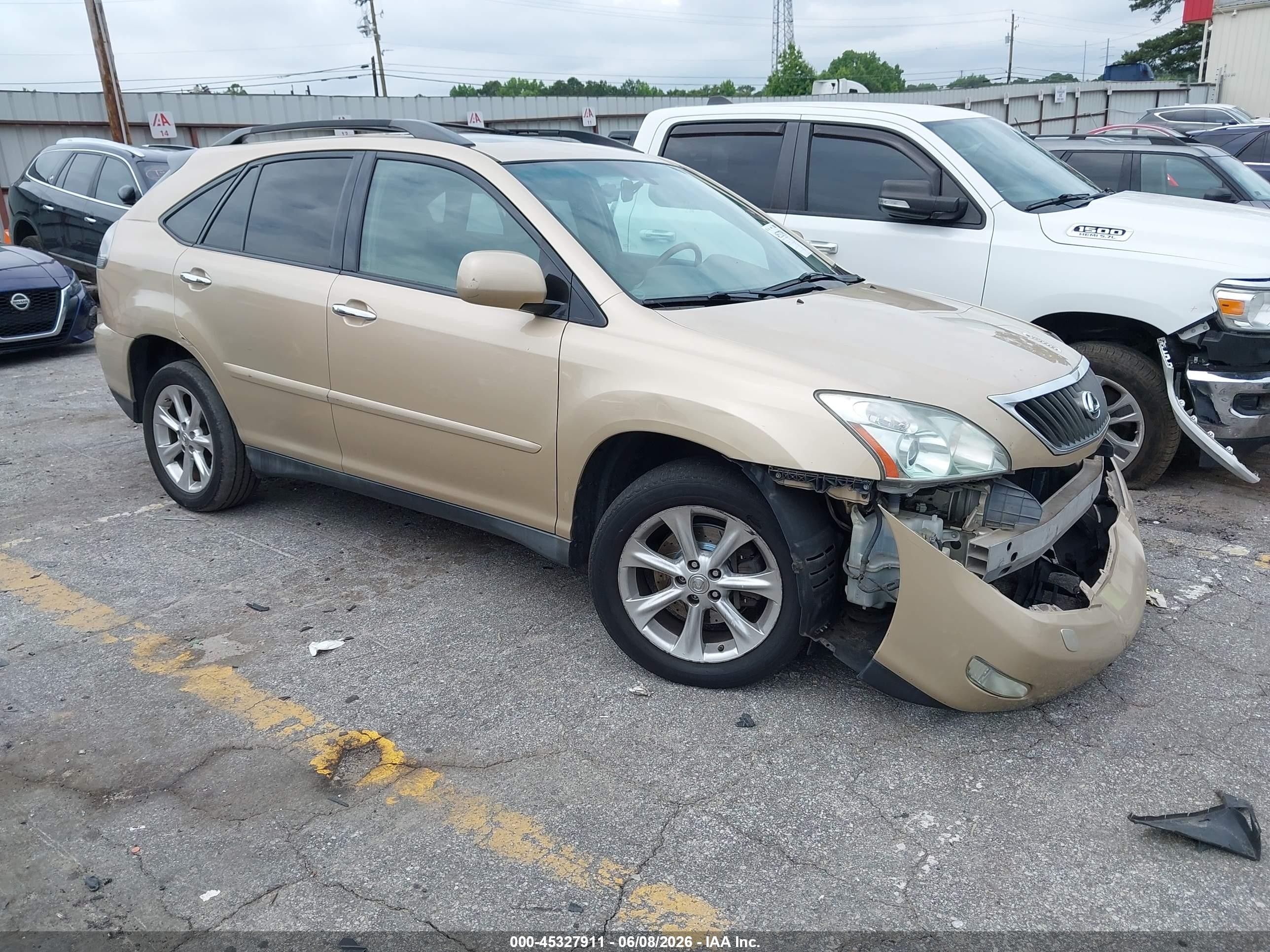 2009 Lexus Rx 350   Beige vin: 2T2GK31U89C062191