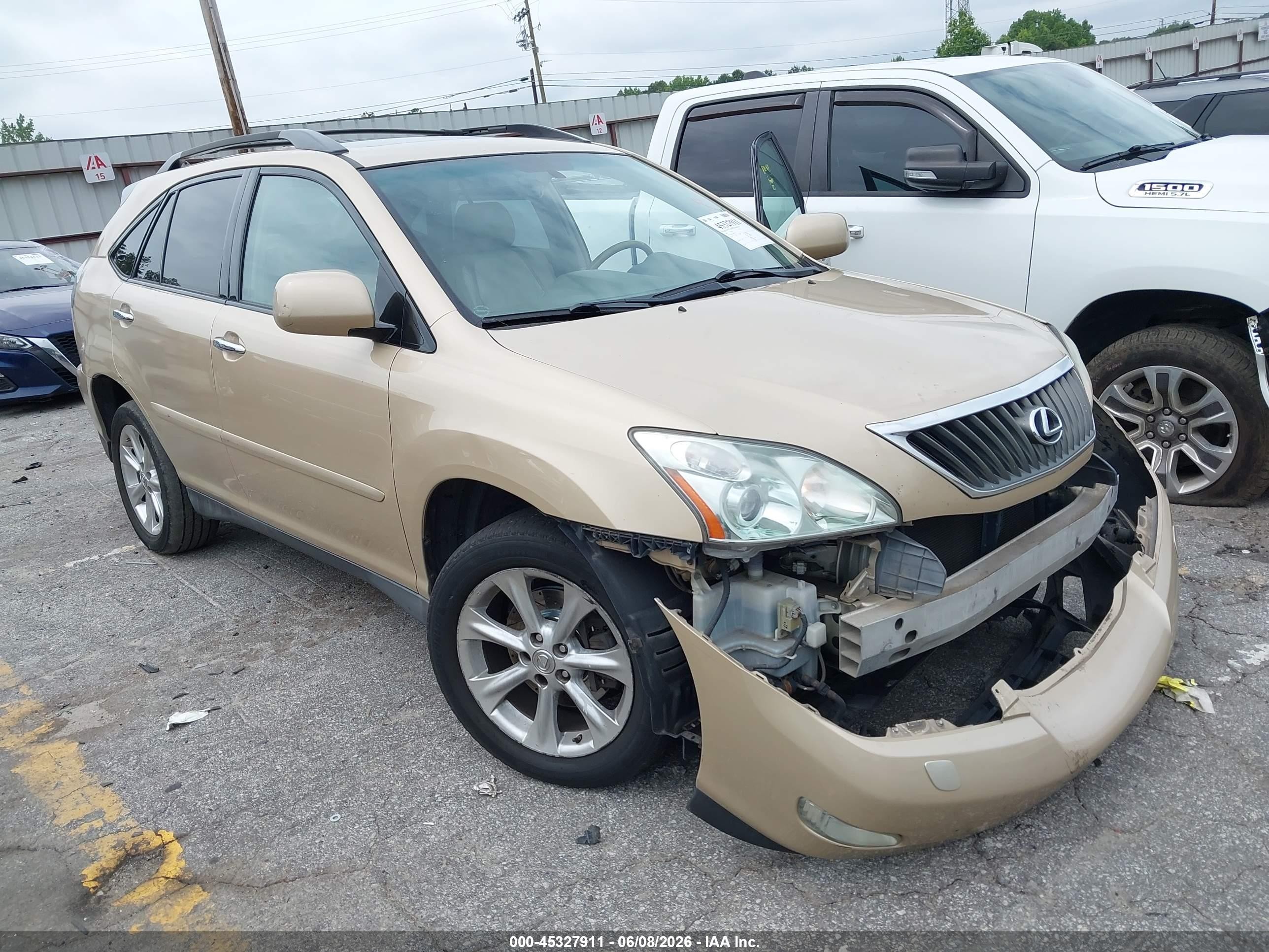 2009 Lexus Rx 350   Beige vin: 2T2GK31U89C062191