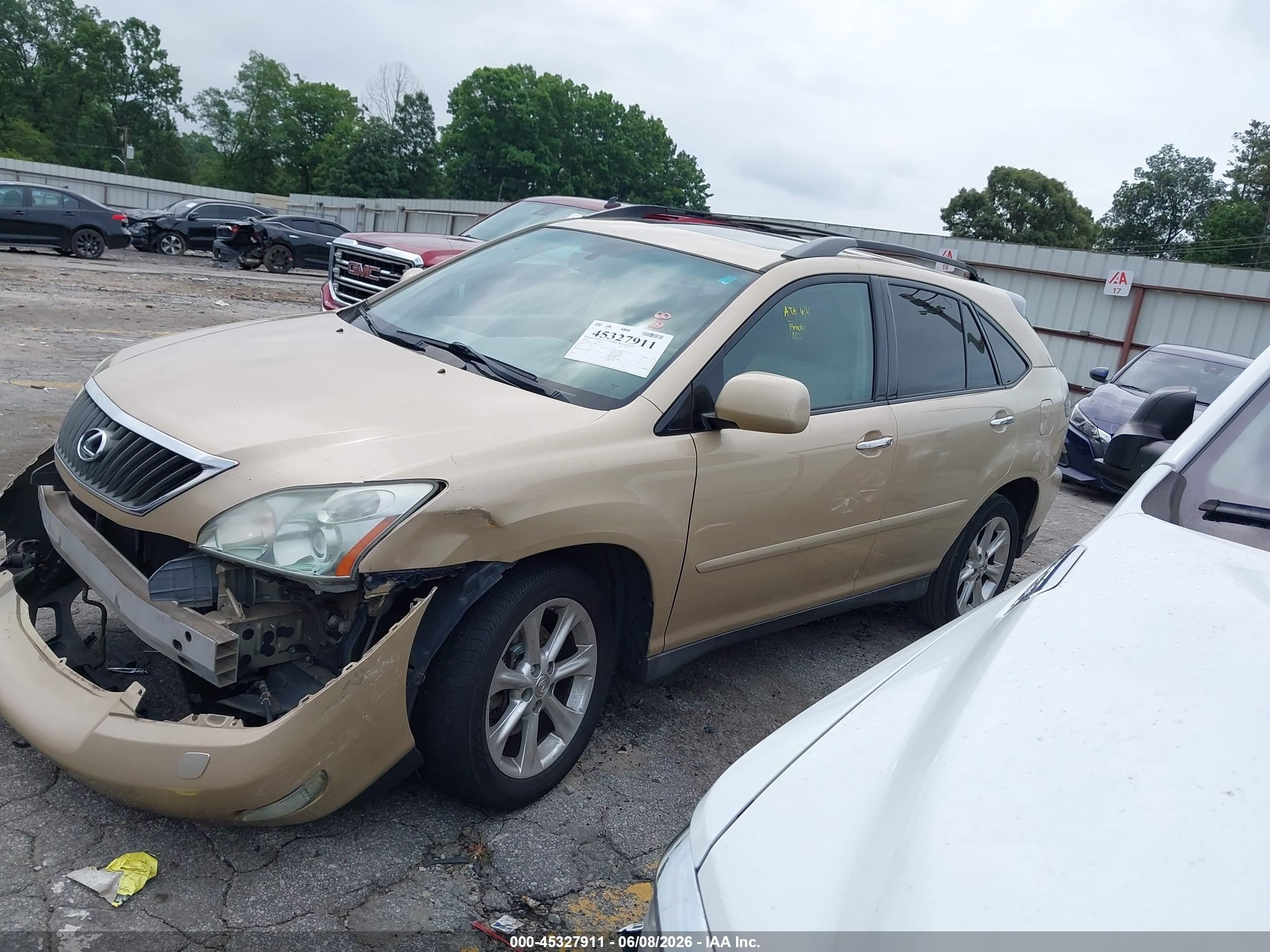 2009 Lexus Rx 350   Beige vin: 2T2GK31U89C062191