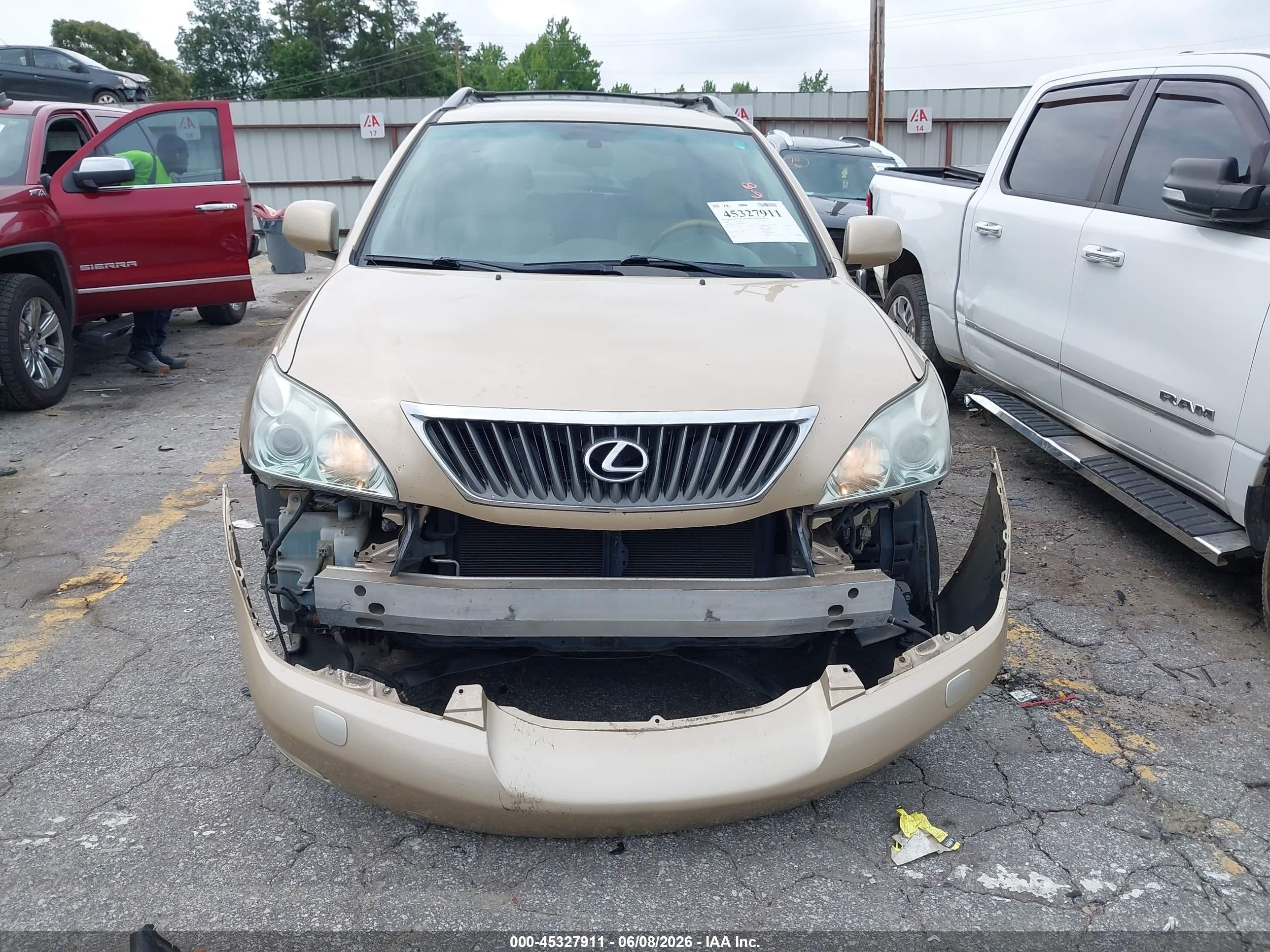2009 Lexus Rx 350   Beige vin: 2T2GK31U89C062191