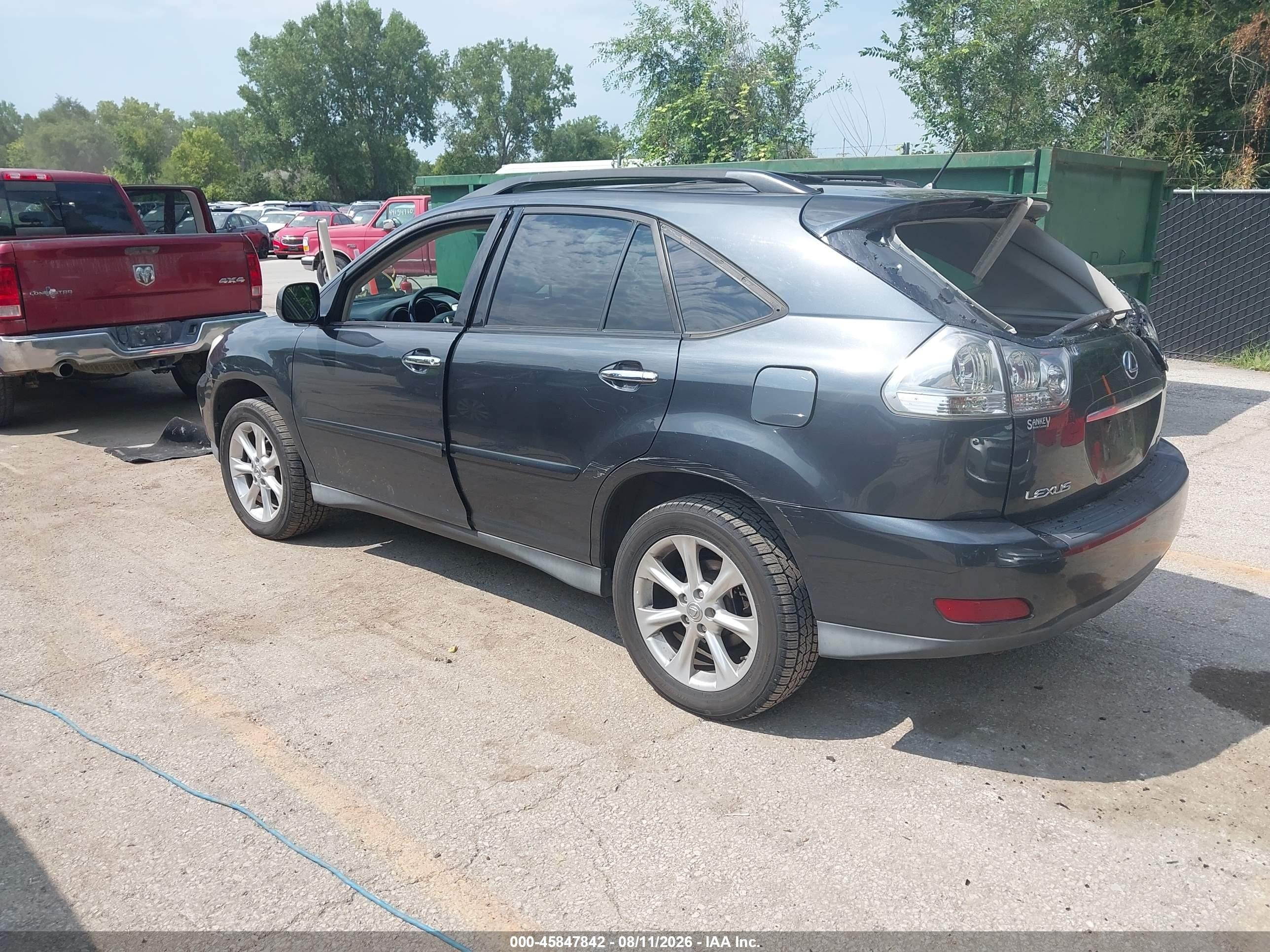 2009 Lexus Rx 350   Black vin: 2T2GK31U89C064717