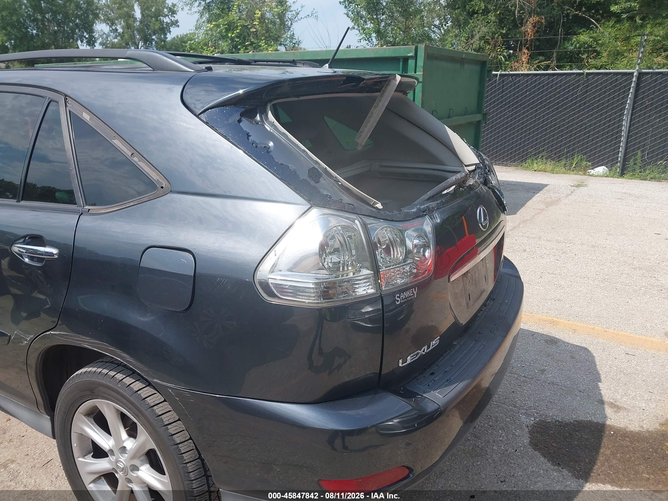 2009 Lexus Rx 350   Black vin: 2T2GK31U89C064717