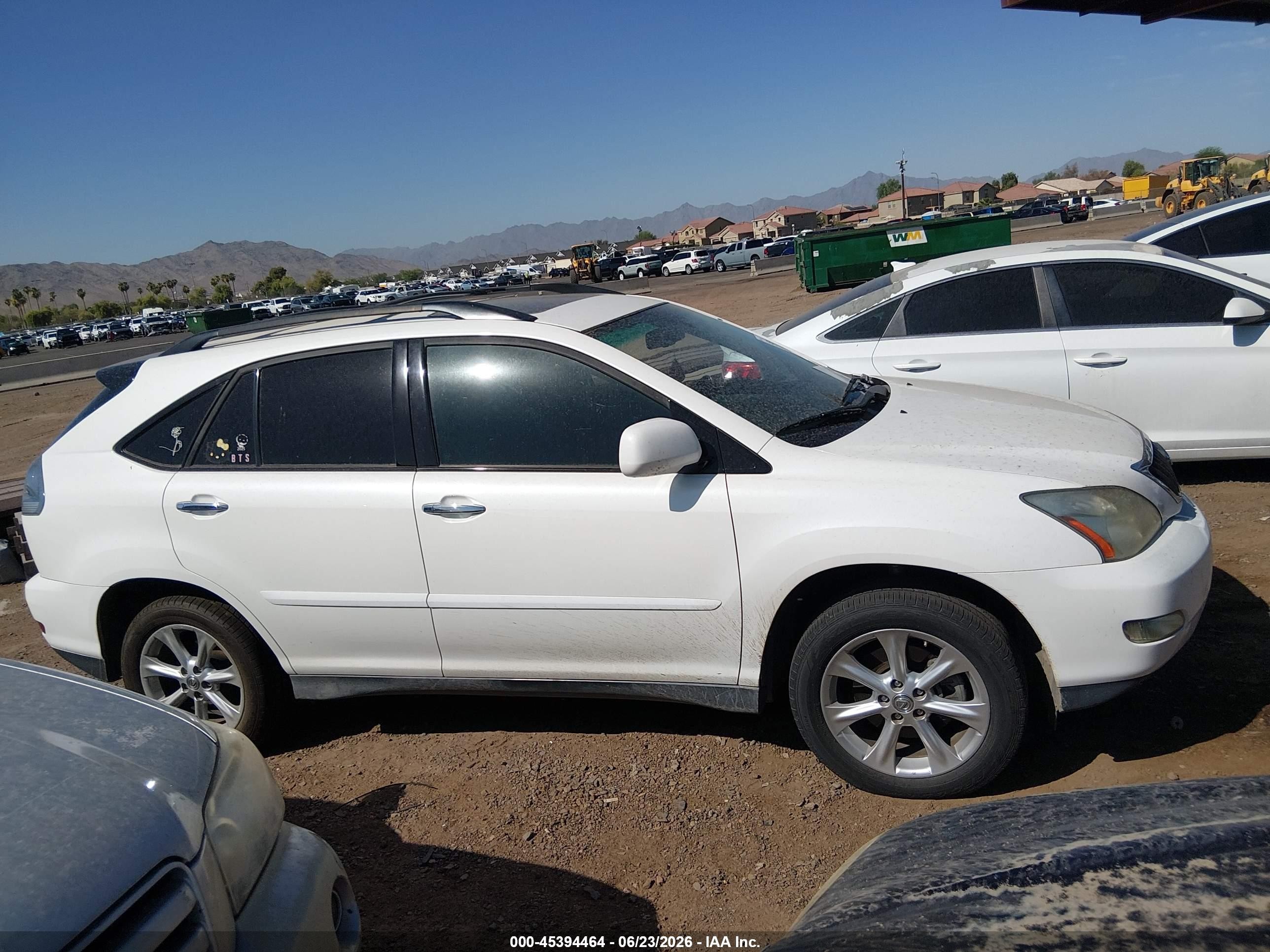 2009 Lexus Rx 350   White vin: 2T2GK31U89C069335
