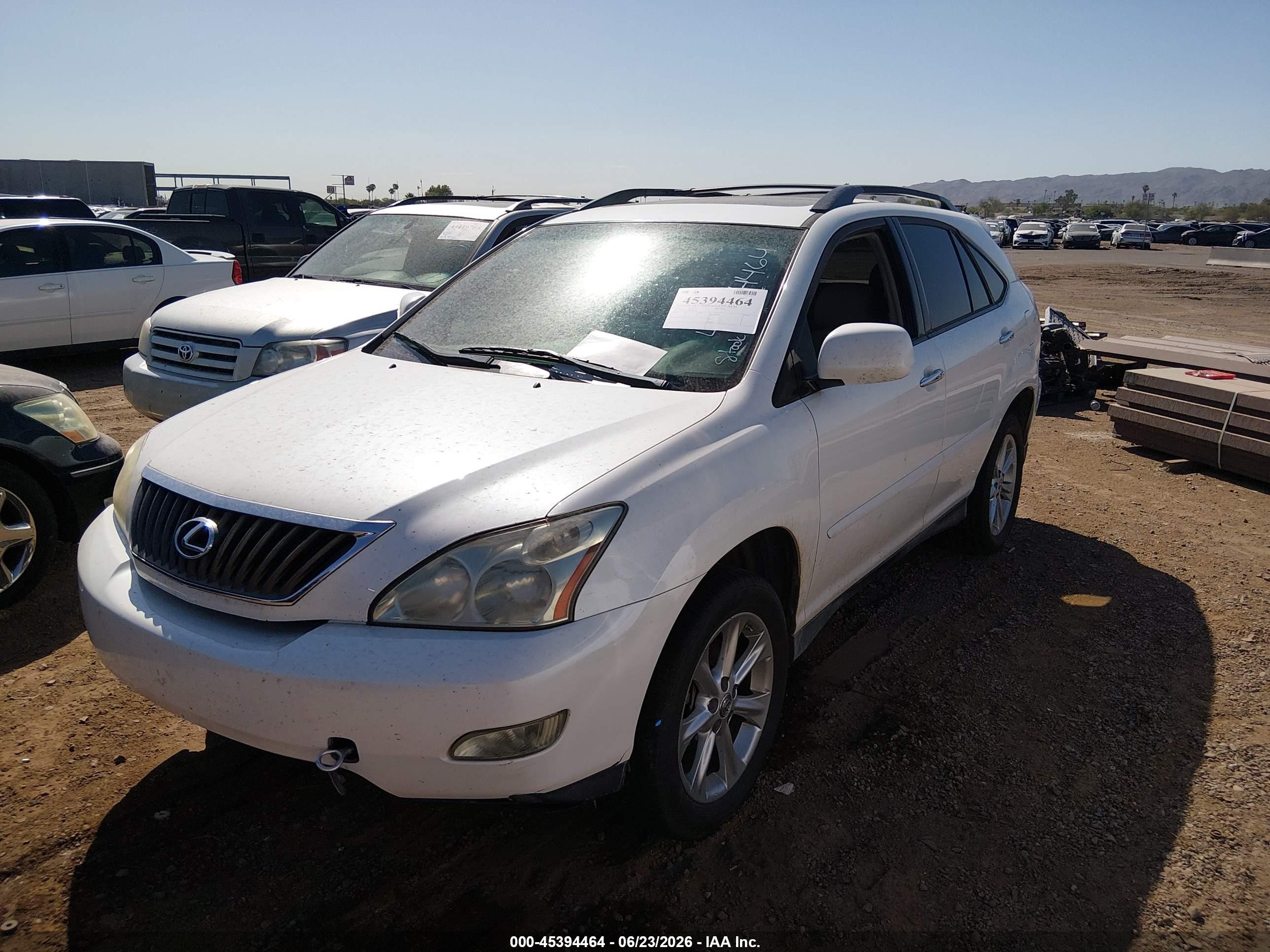 2009 Lexus Rx 350   White vin: 2T2GK31U89C069335