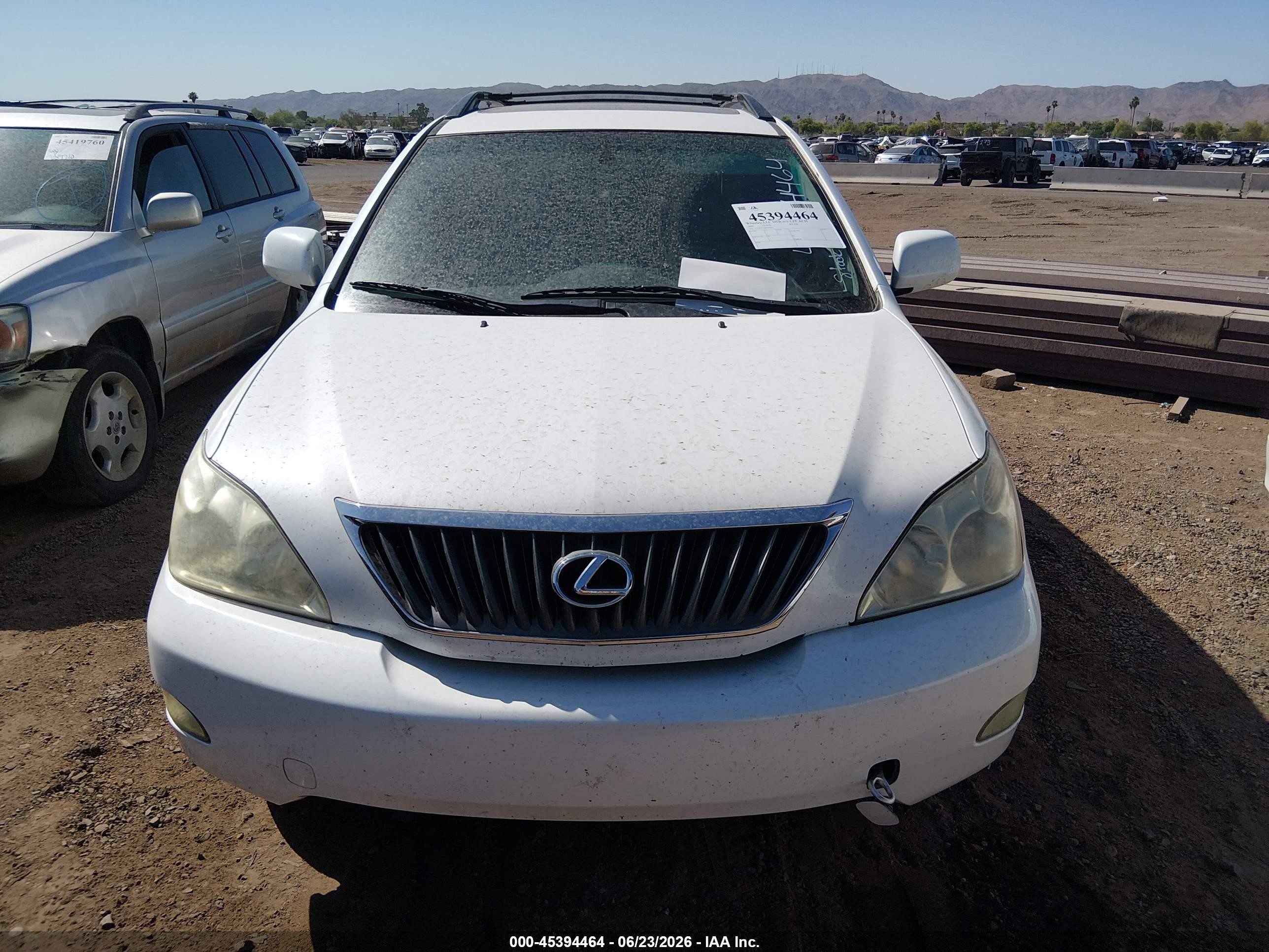 2009 Lexus Rx 350   White vin: 2T2GK31U89C069335