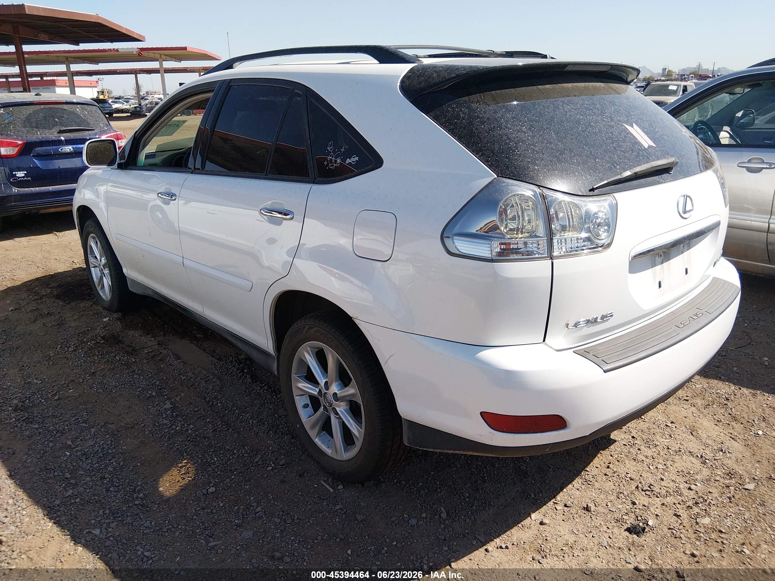 2009 Lexus Rx 350   White vin: 2T2GK31U89C069335