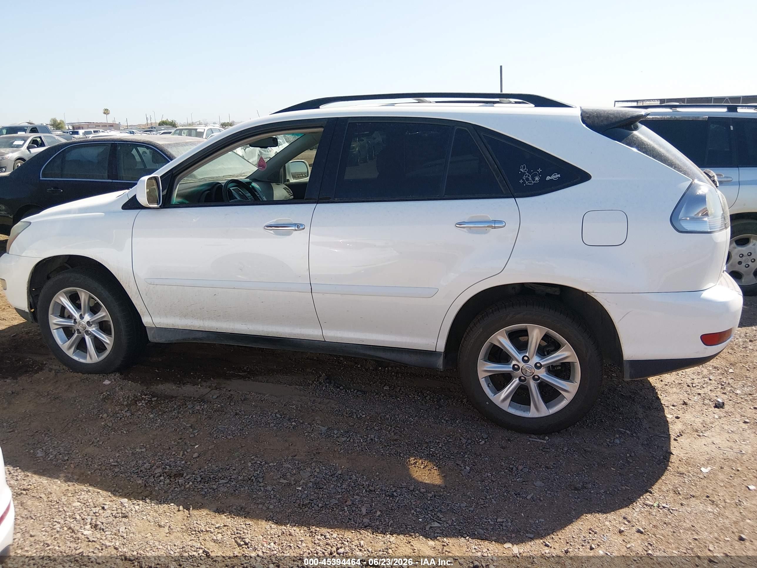 2009 Lexus Rx 350   White vin: 2T2GK31U89C069335