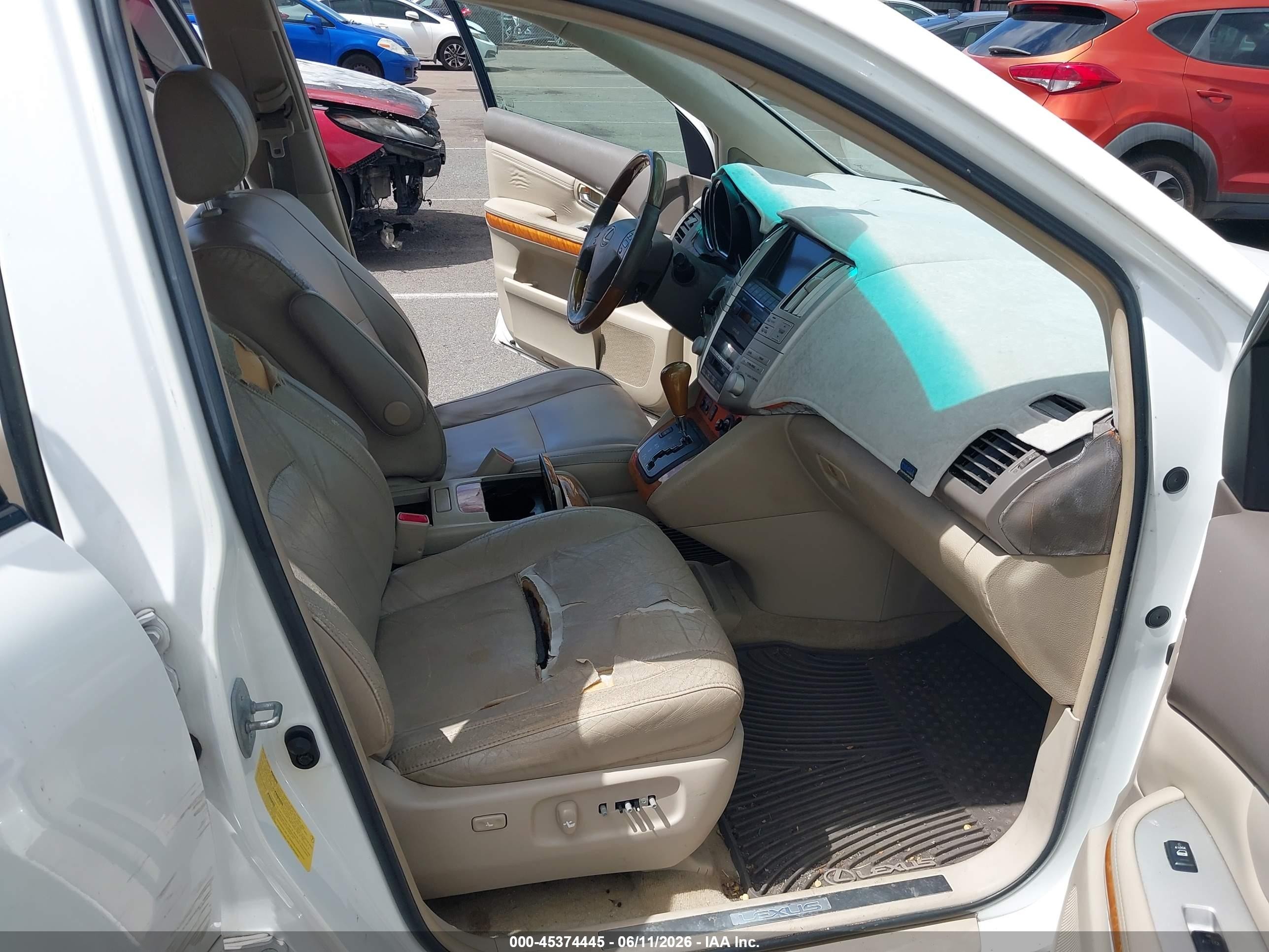 2009 Lexus Rx 350 White vin: 2T2GK31U89C070906