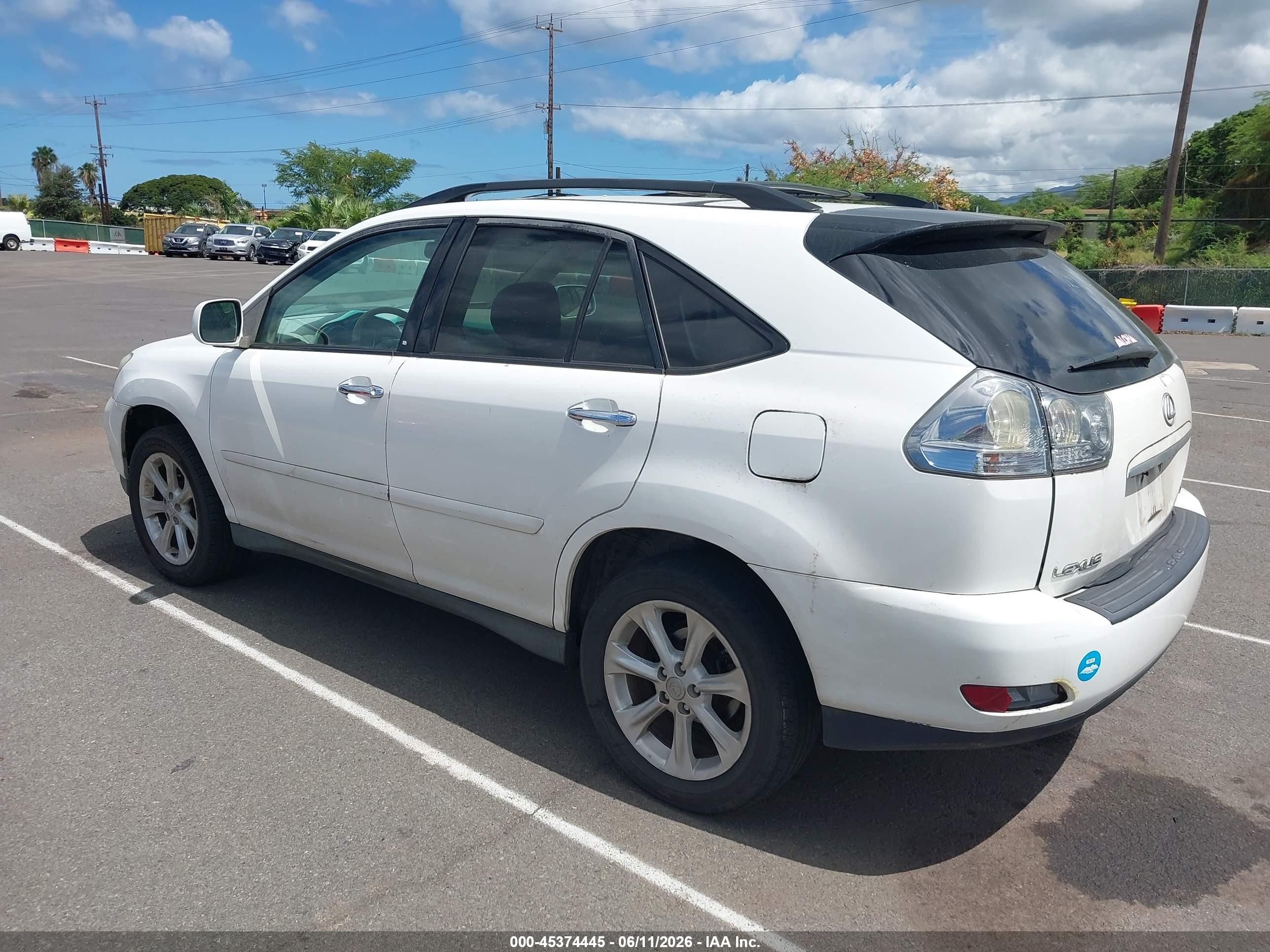 2009 Lexus Rx 350 White vin: 2T2GK31U89C070906