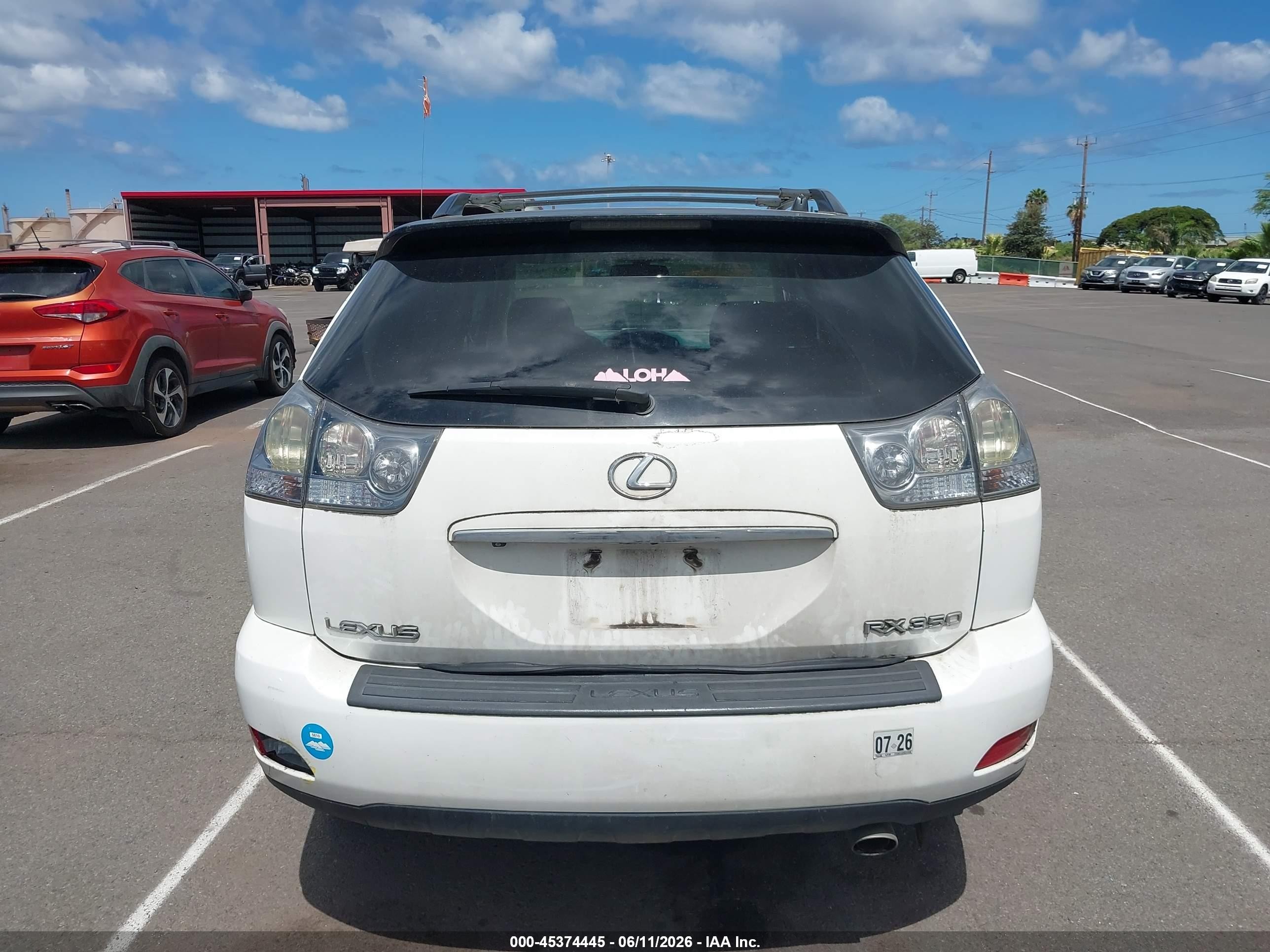 2009 Lexus Rx 350 White vin: 2T2GK31U89C070906