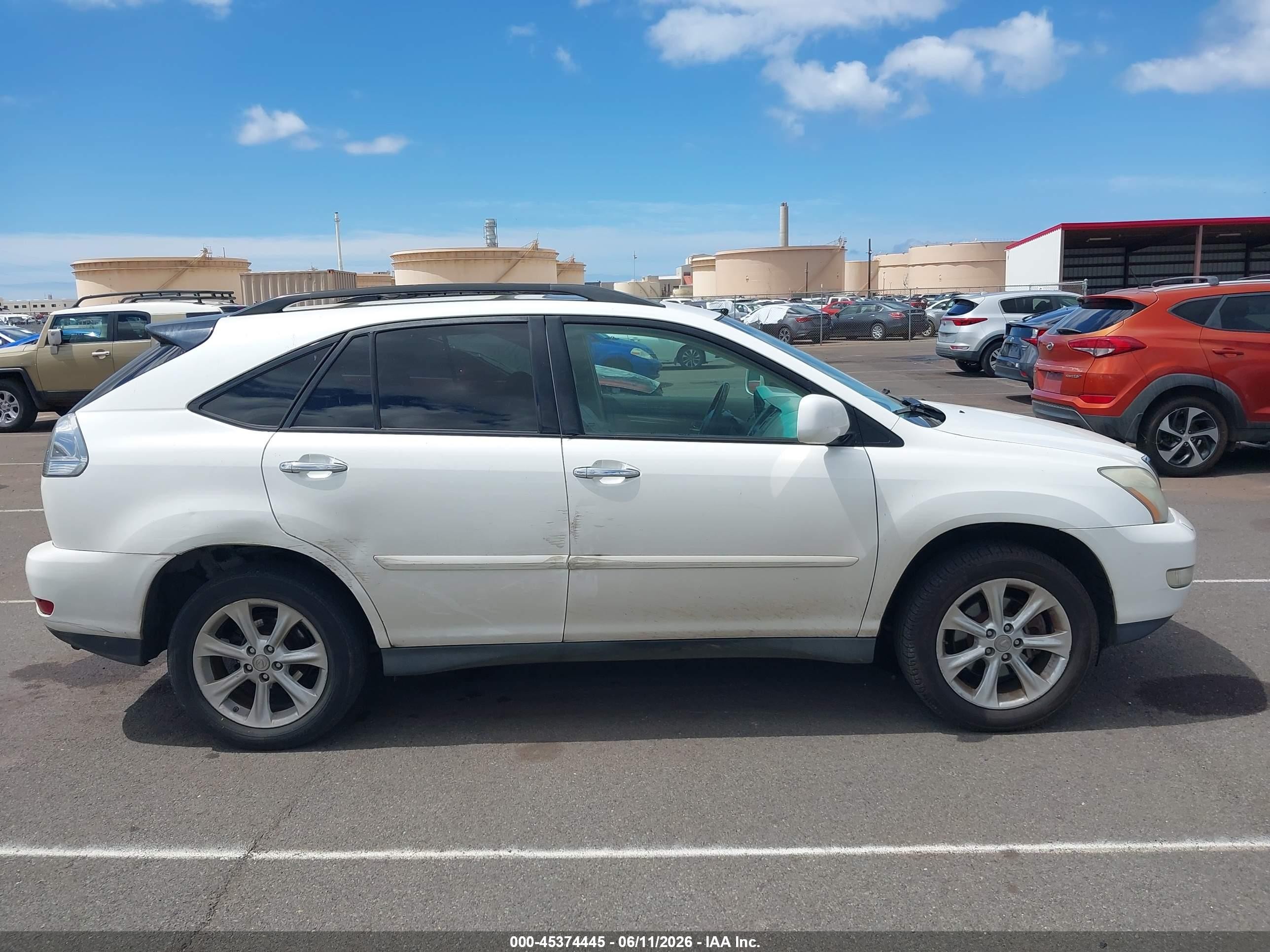 2009 Lexus Rx 350 White vin: 2T2GK31U89C070906