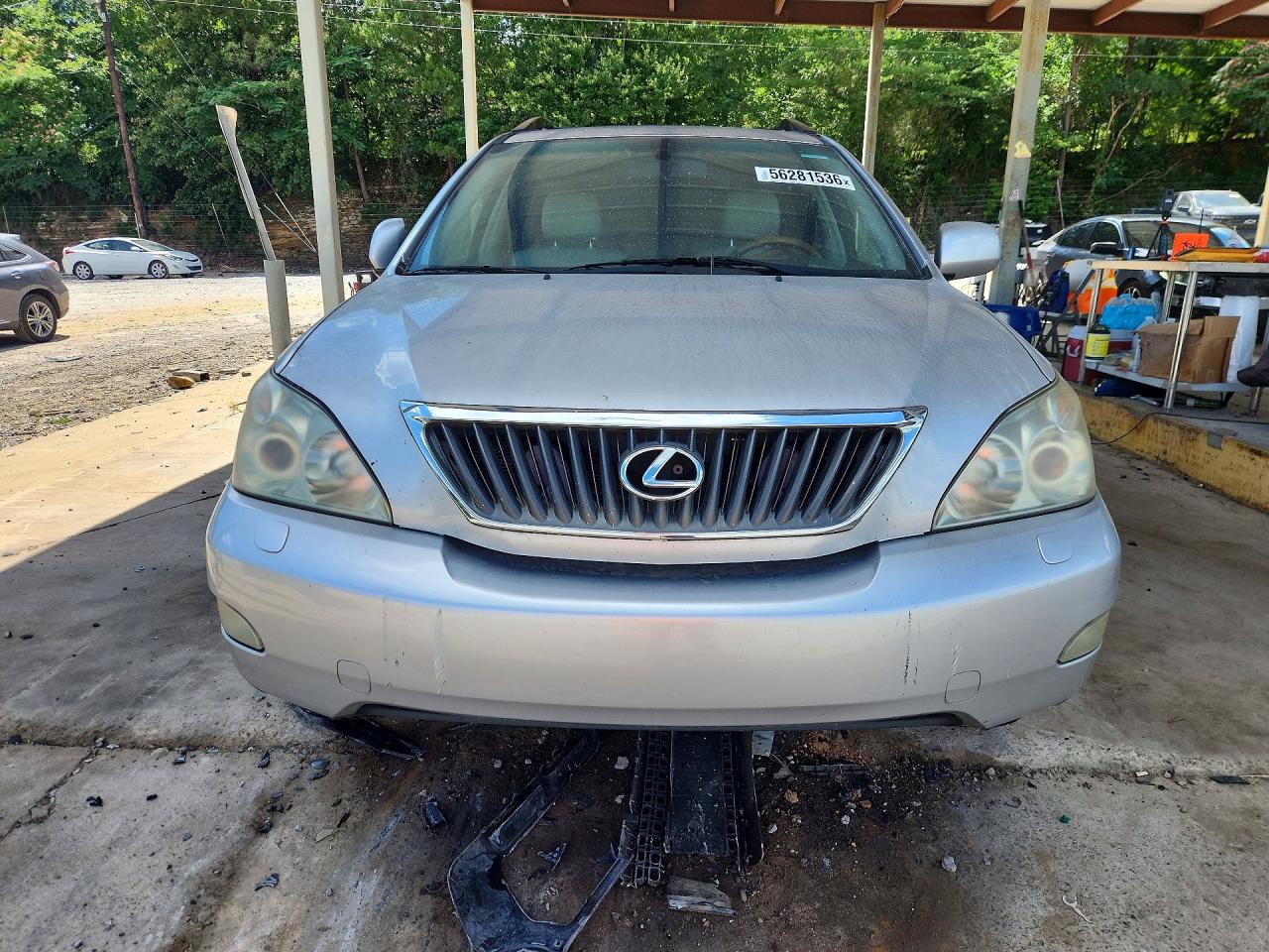2009 Lexus Rx 350 Silver vin: 2T2GK31U89C073871