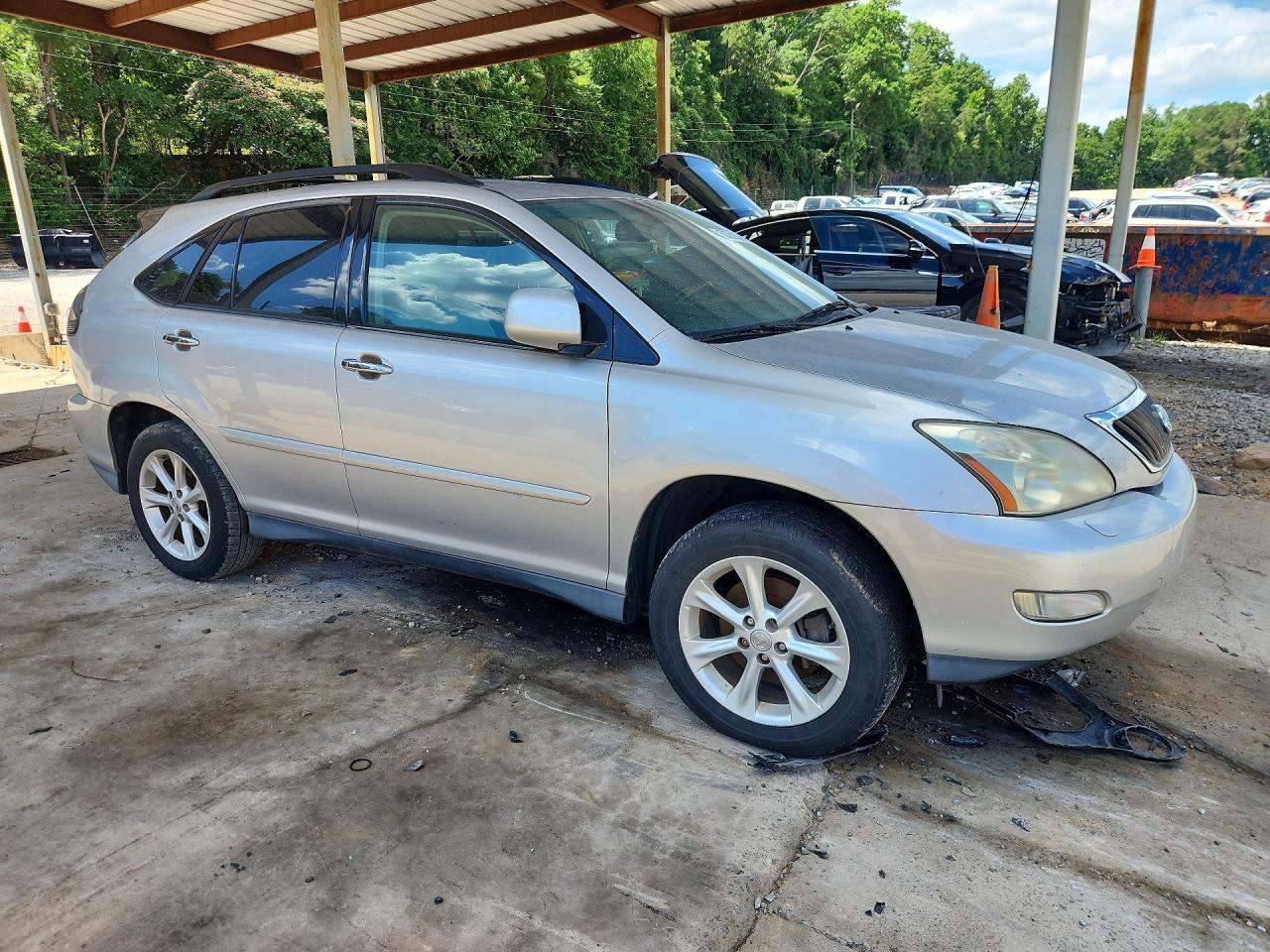 2009 Lexus Rx 350 Silver vin: 2T2GK31U89C073871