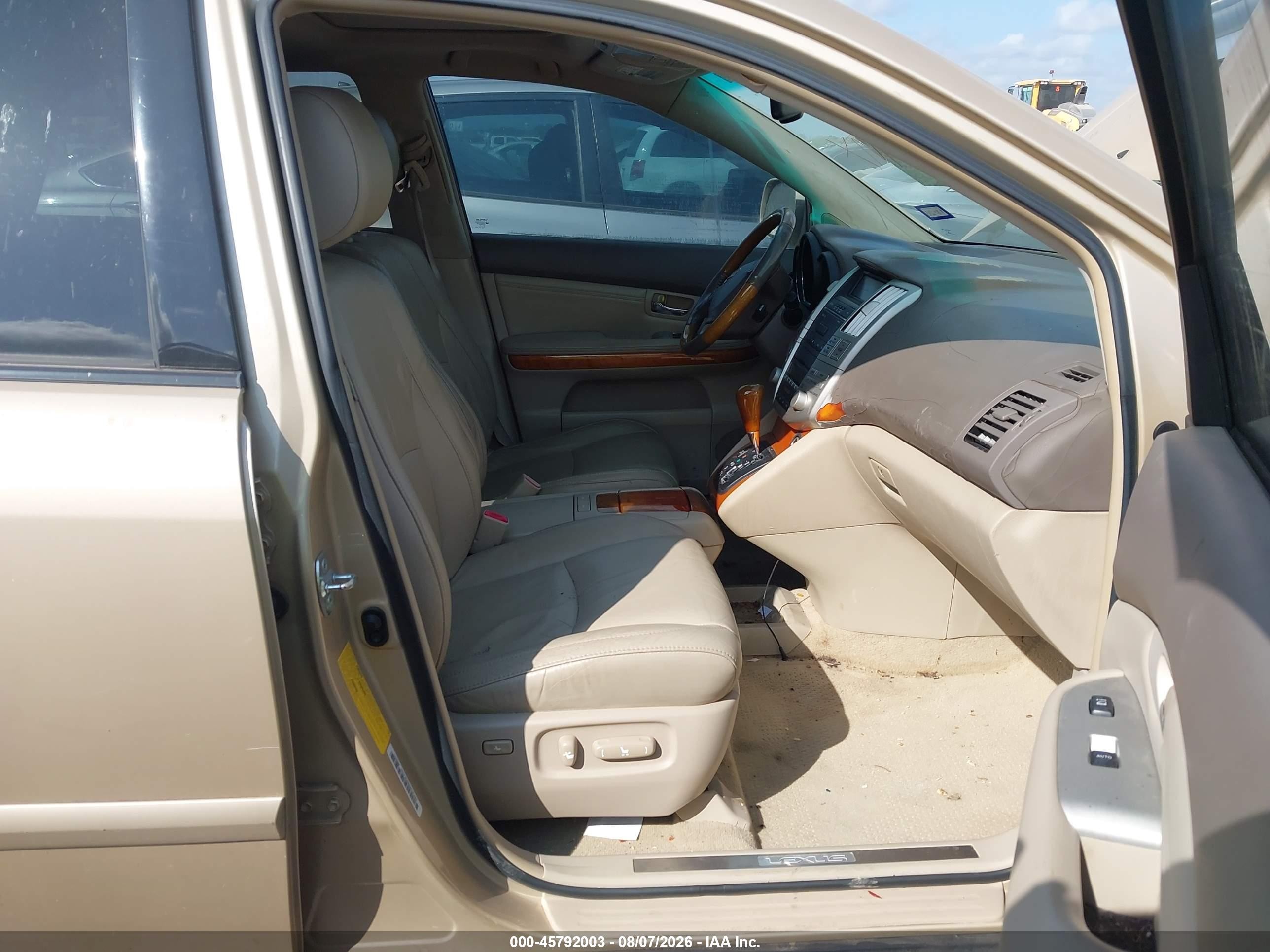 2009 Lexus Rx 350   Beige vin: 2T2GK31U89C075278