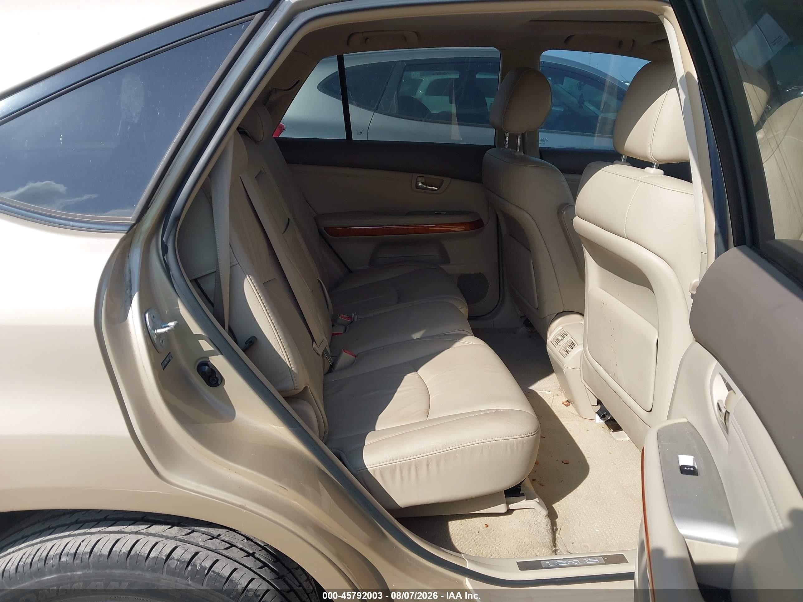 2009 Lexus Rx 350   Beige vin: 2T2GK31U89C075278
