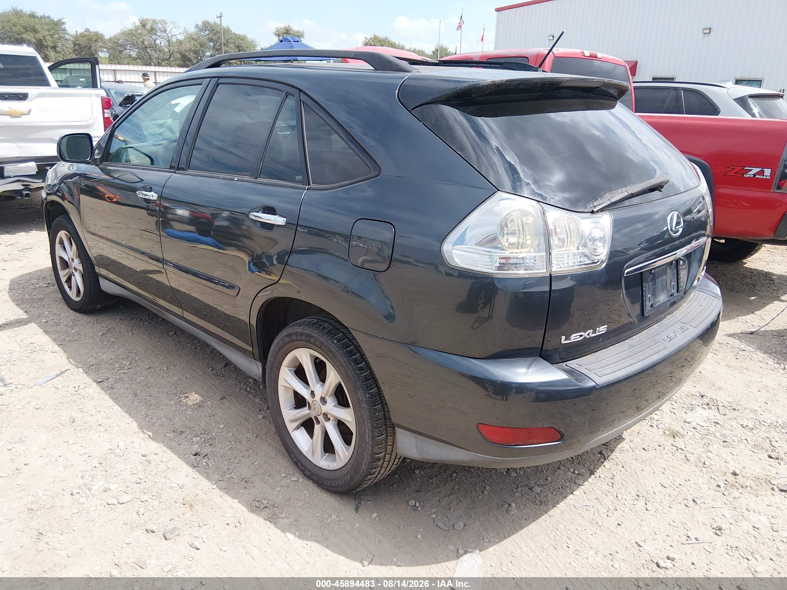 2009 Lexus Rx 350   Blue vin: 2T2GK31U89C077452
