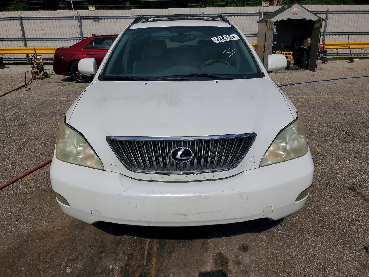 2007 Lexus Rx 350 White vin: 2T2GK31U97C006015