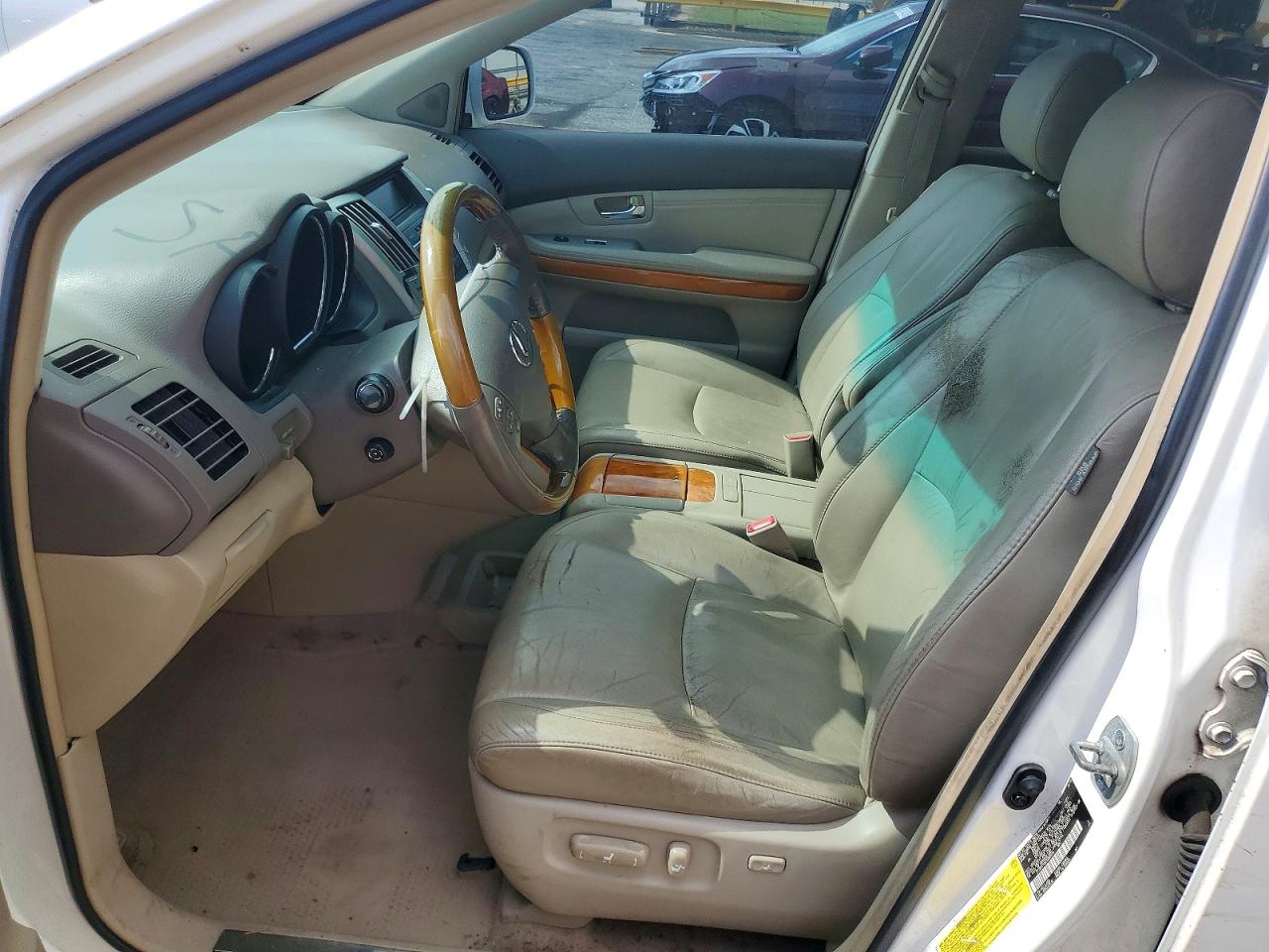 2007 Lexus Rx 350 White vin: 2T2GK31U97C006015