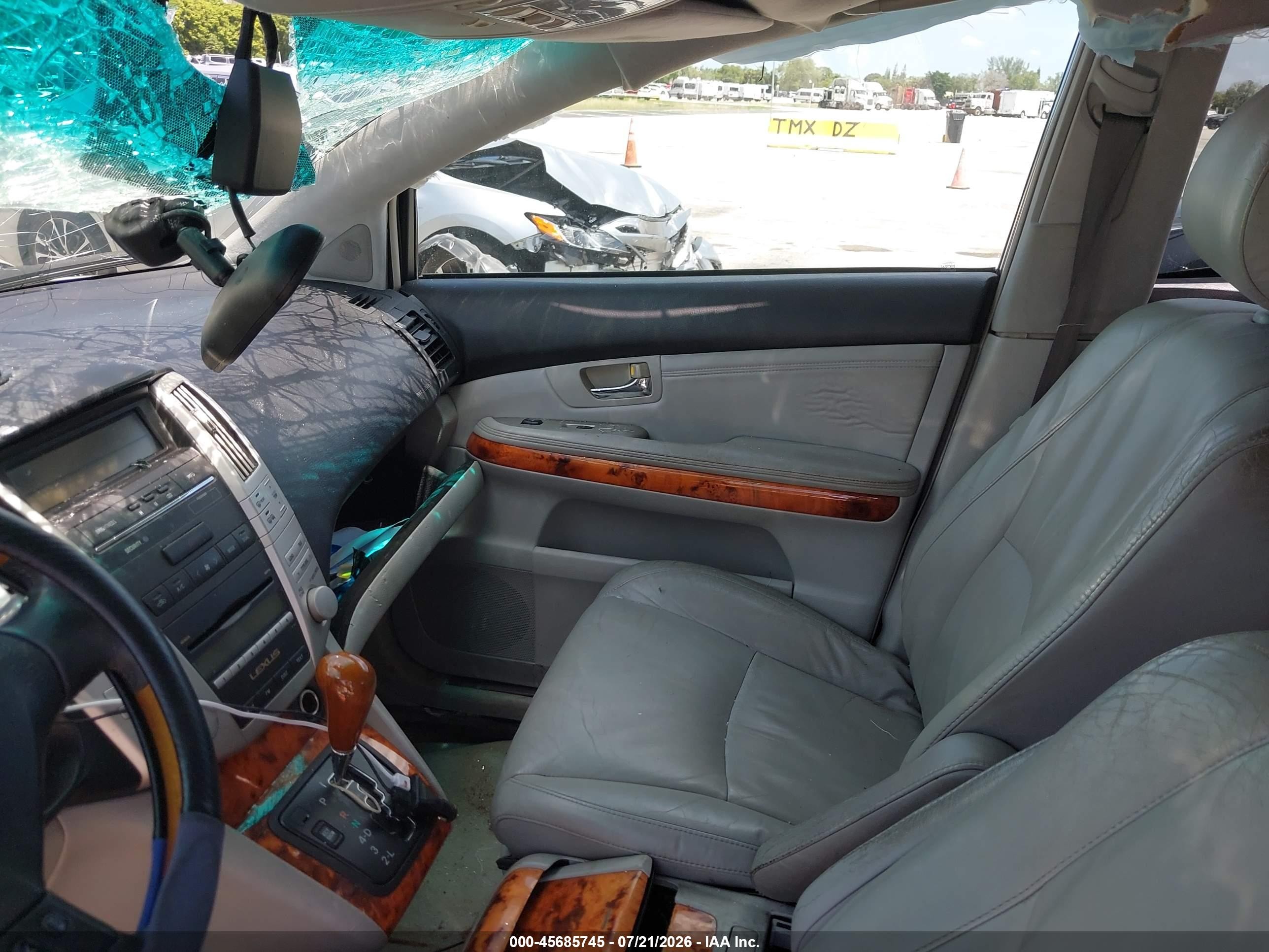 2007 Lexus Rx 350   Silver vin: 2T2GK31U97C007861