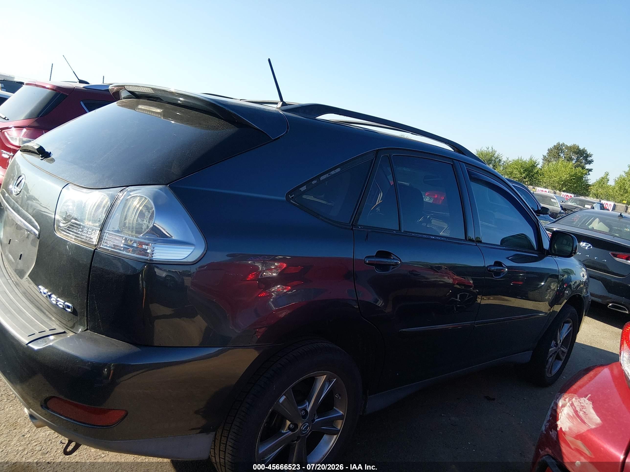 2007 Lexus Rx 350   Серый vin: 2T2GK31U97C014213