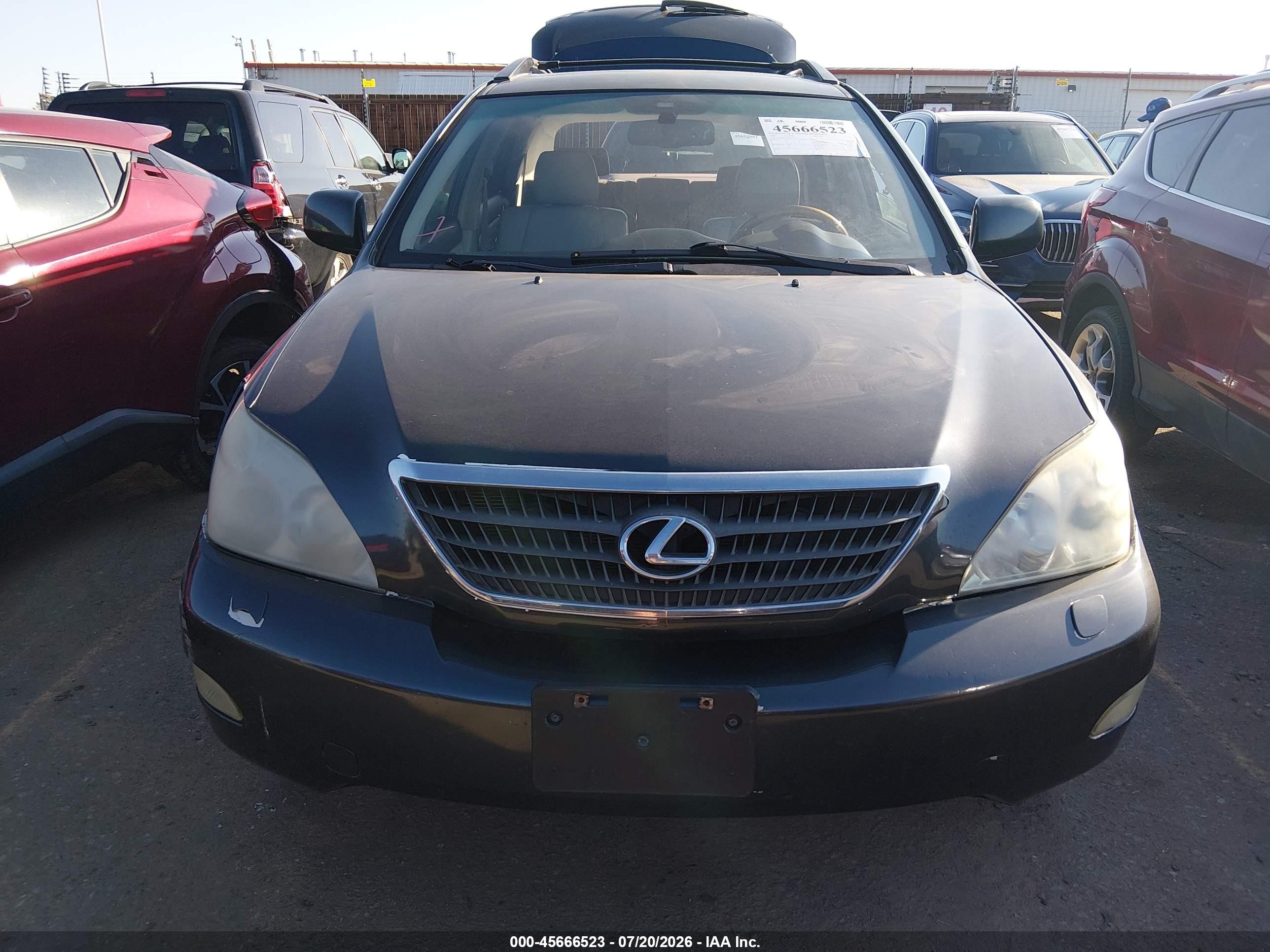 2007 Lexus Rx 350   Серый vin: 2T2GK31U97C014213