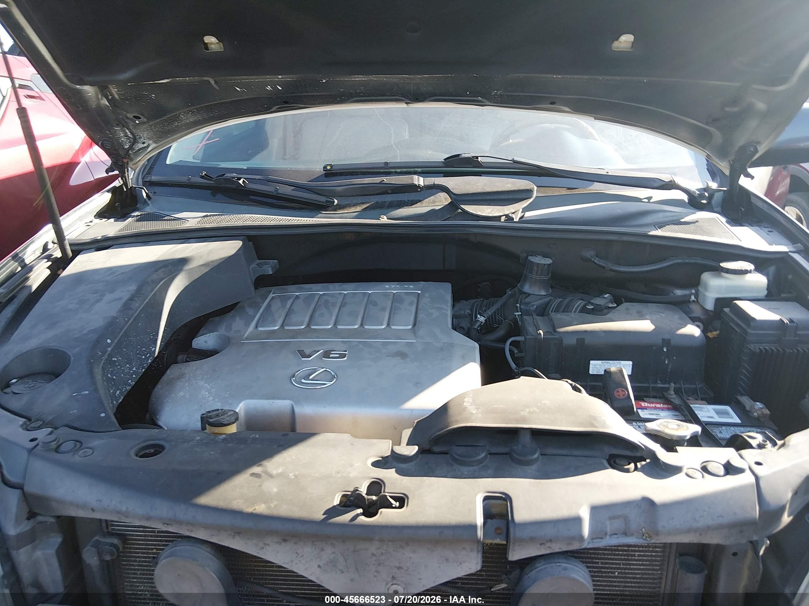 2007 Lexus Rx 350   Серый vin: 2T2GK31U97C014213